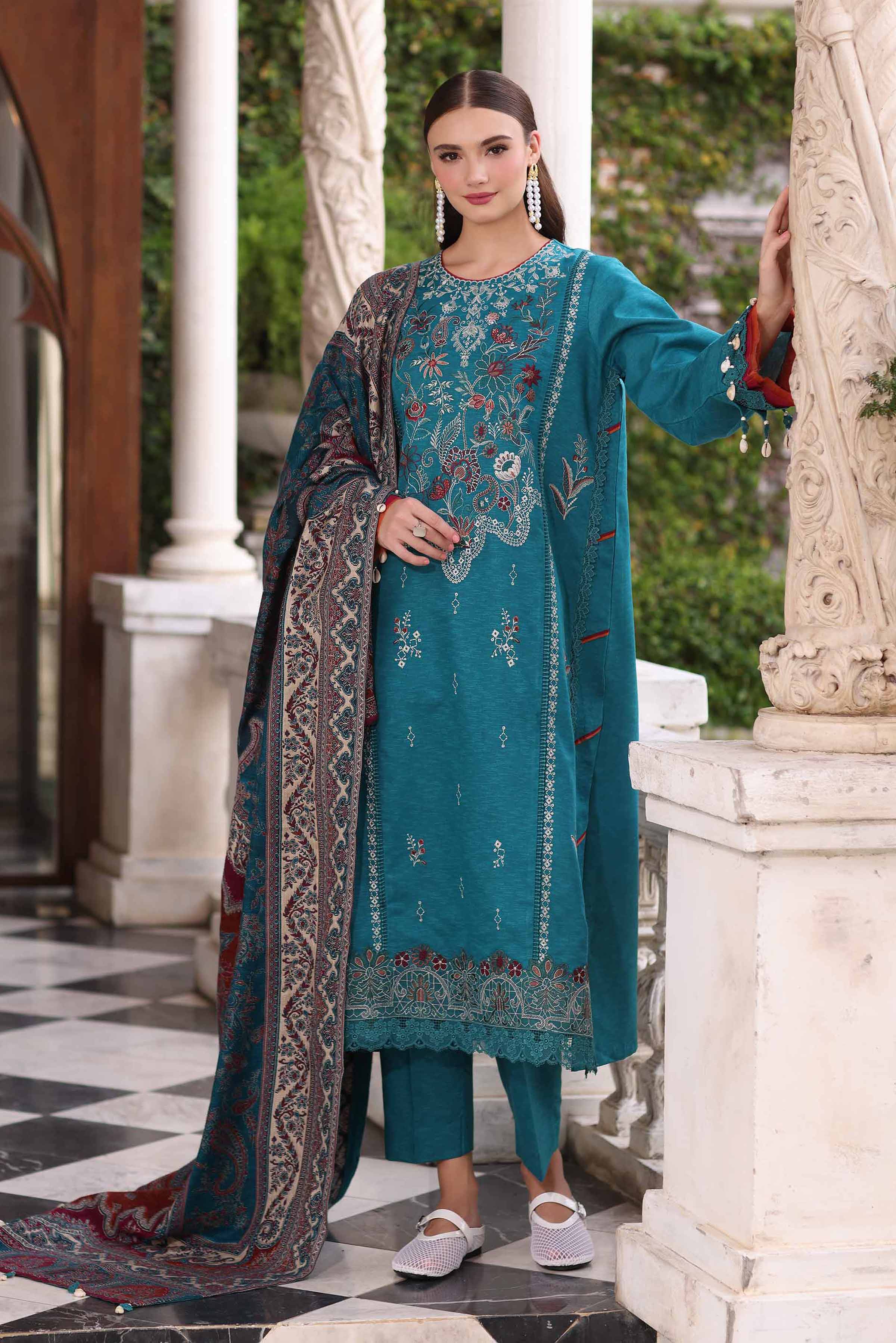 3 Piece - Embroidered Suit - 42503610 for Women - Unstitched Collection | Nishat | Shop Online