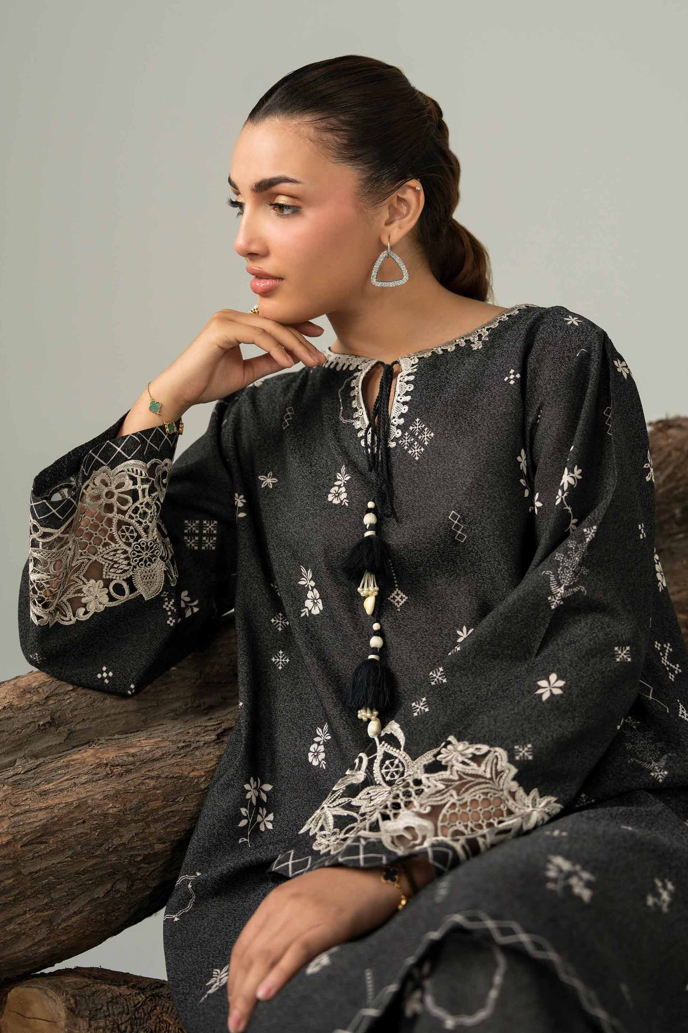 2 Piece - Printed Embroidered Suit - 42503612 for Women - Unstitched Collection | Nishat | Shop Online