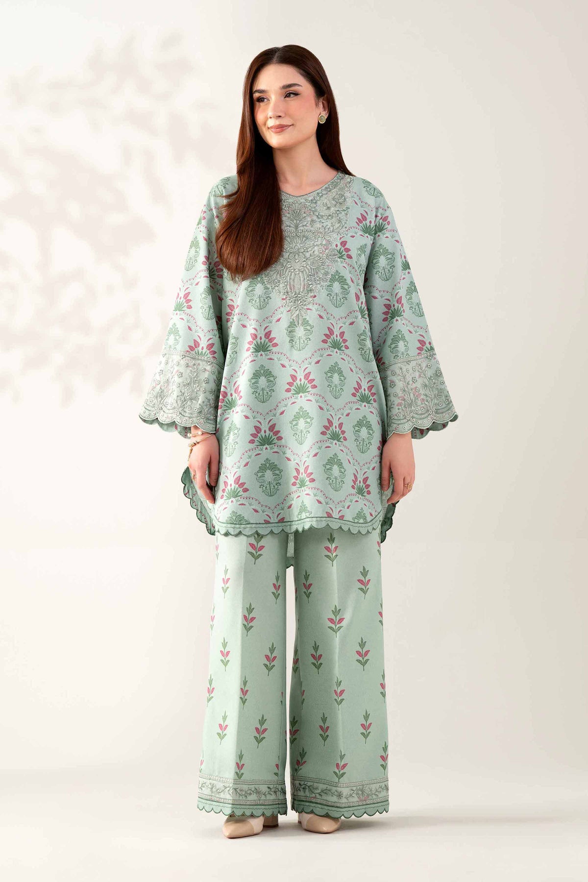 2 Piece - Printed Embroidered Suit - 42503614 for Women - Unstitched Collection | Nishat | Shop Online