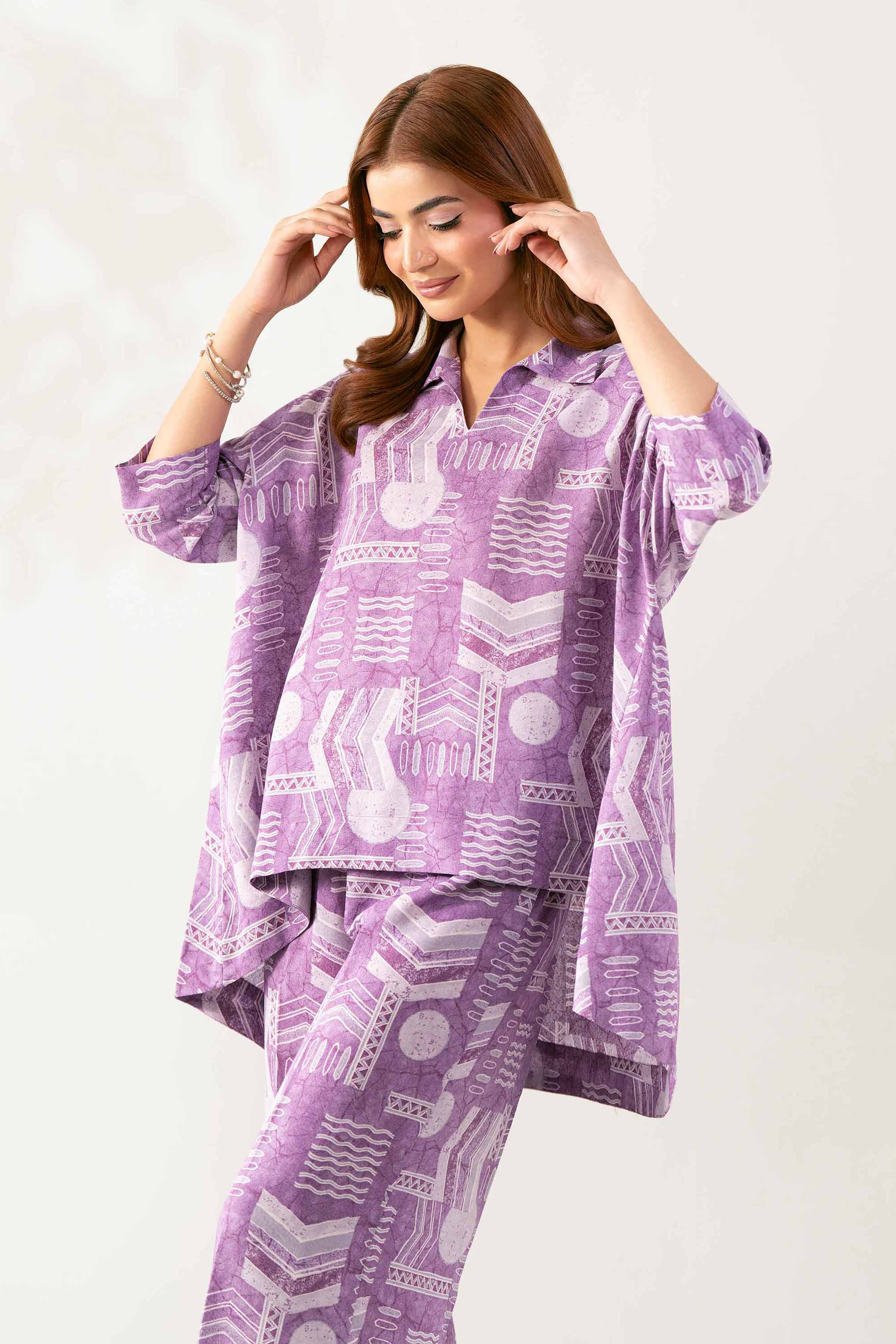 2 Piece - Printed Suit - 42503622 for Women - Unstitched Collection | Nishat | Shop Online