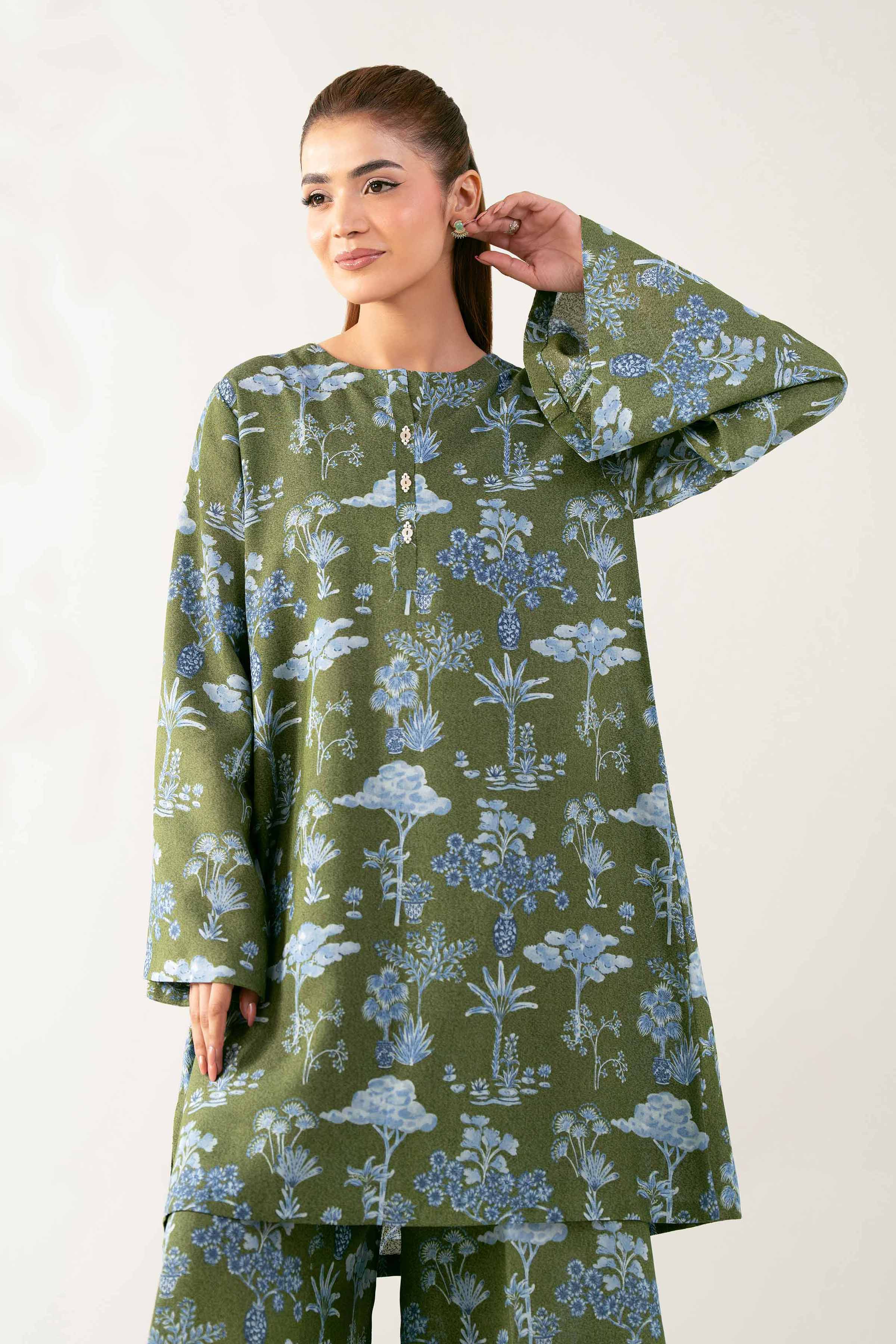 2 Piece - Printed Suit - 42503624 for Women - Unstitched Collection | Nishat | Shop Online