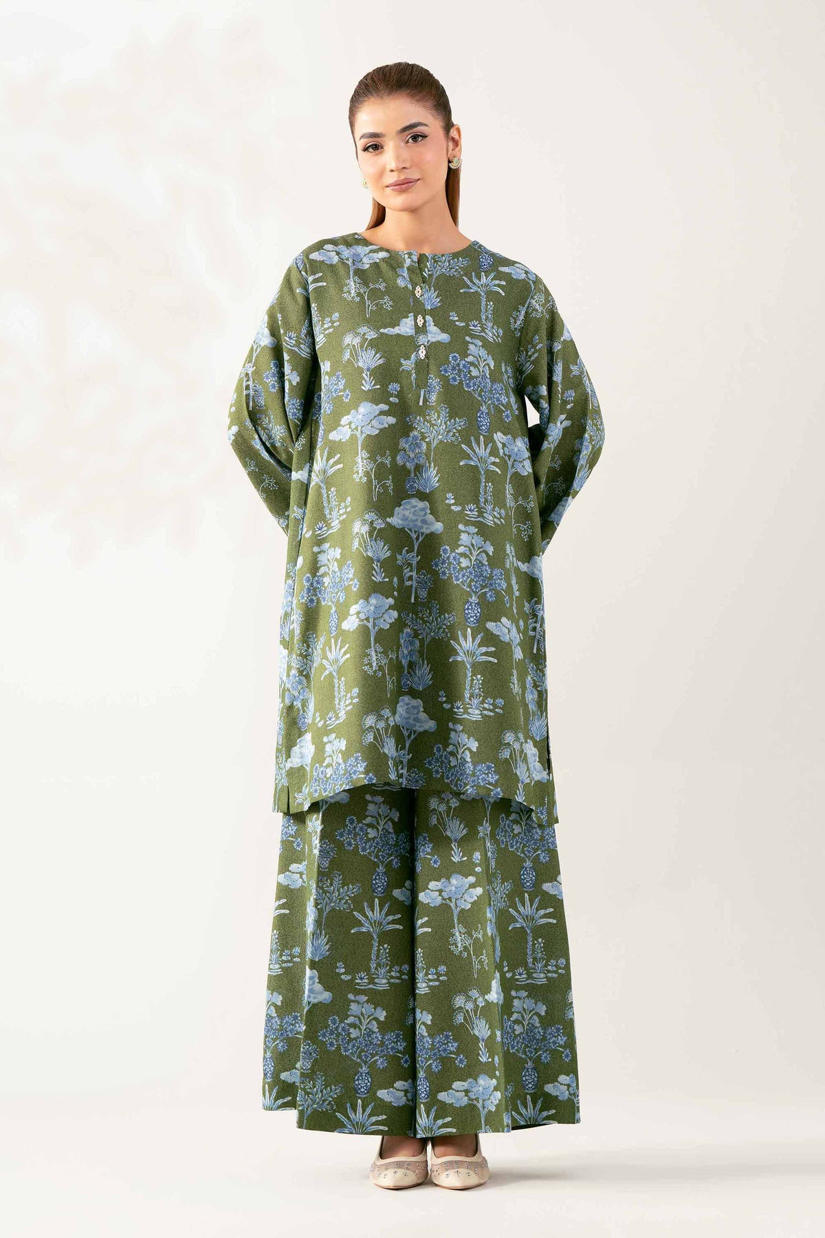 2 Piece - Printed Suit - 42503624 for Women - Unstitched Collection | Nishat | Shop Online