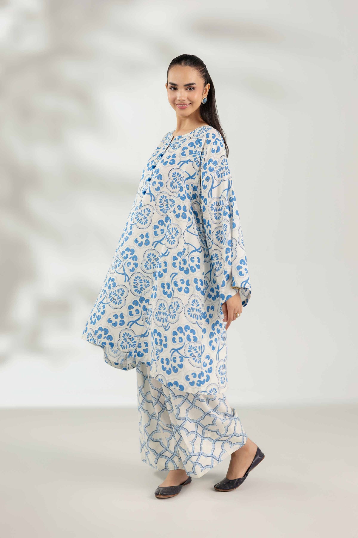 2 Piece - Printed Suit - 42503625 for Women - Unstitched Collection | Nishat | Shop Online