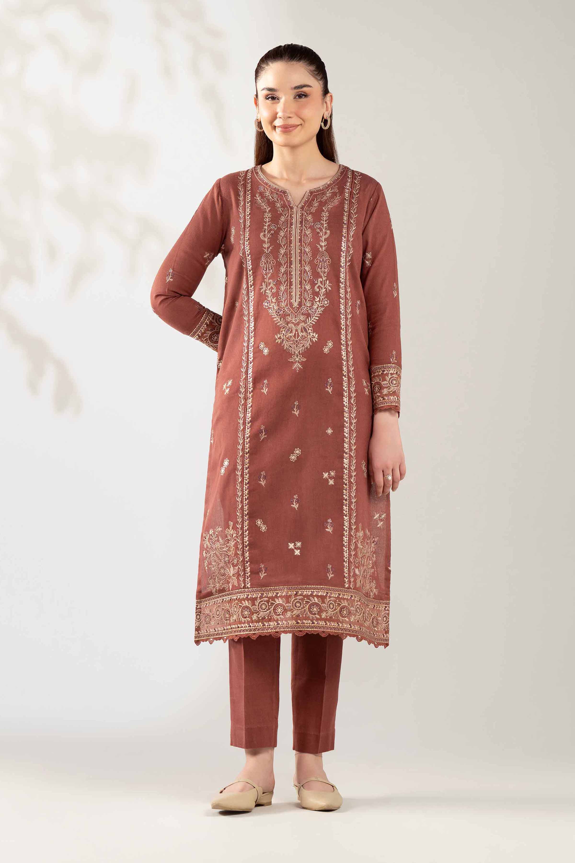 2 Piece - Embroidered Suit - 42503639 for Women - Unstitched Collection | Nishat | Shop Online