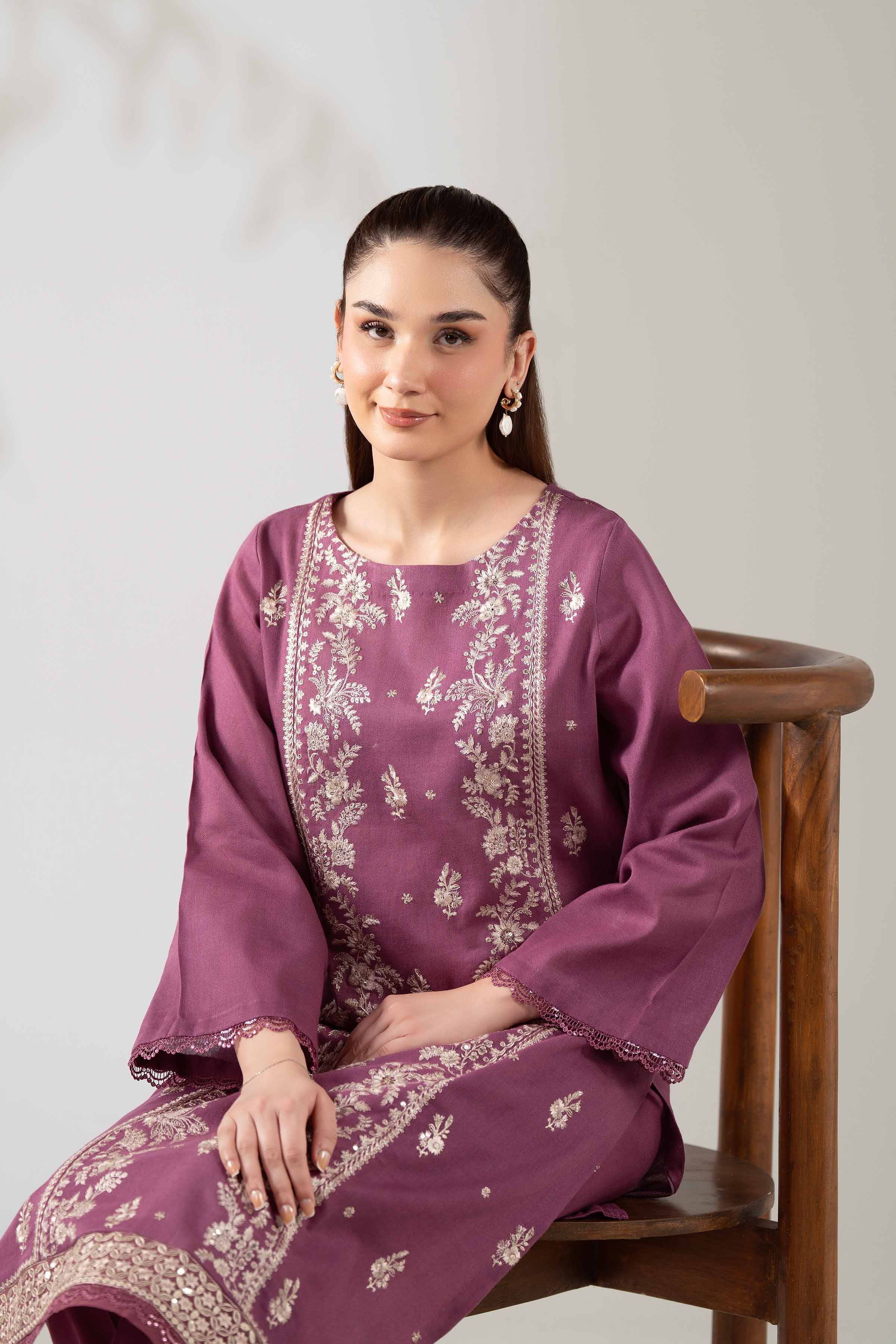 2 Piece - Embroidered Suit - 42503640 for Women - Unstitched Collection | Nishat | Shop Online