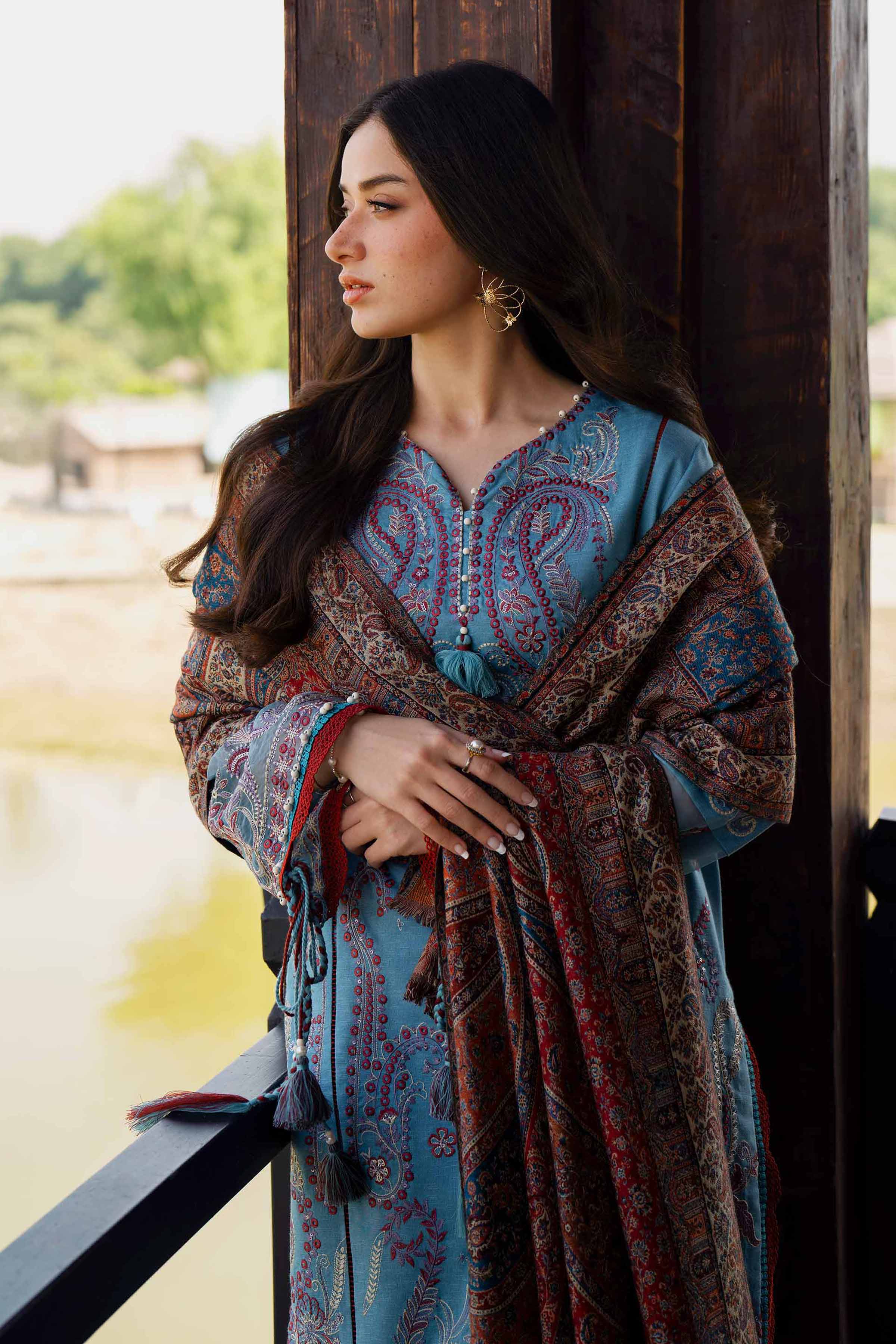 3 Piece - Embroidered Suit - 42503674 for Women - Unstitched Collection | Nishat | Shop Online