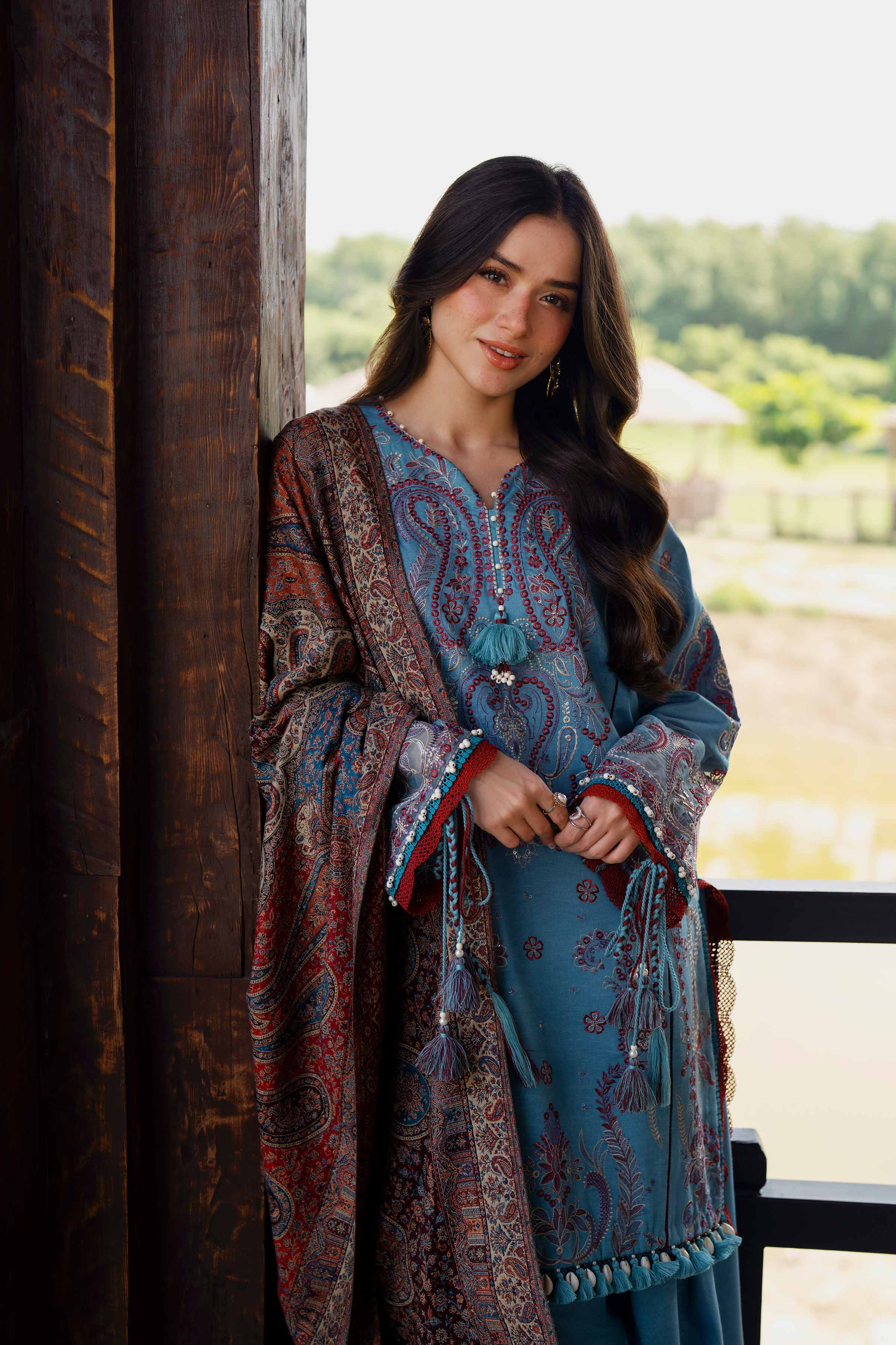 3 Piece - Embroidered Suit - 42503674 for Women - Unstitched Collection | Nishat | Shop Online