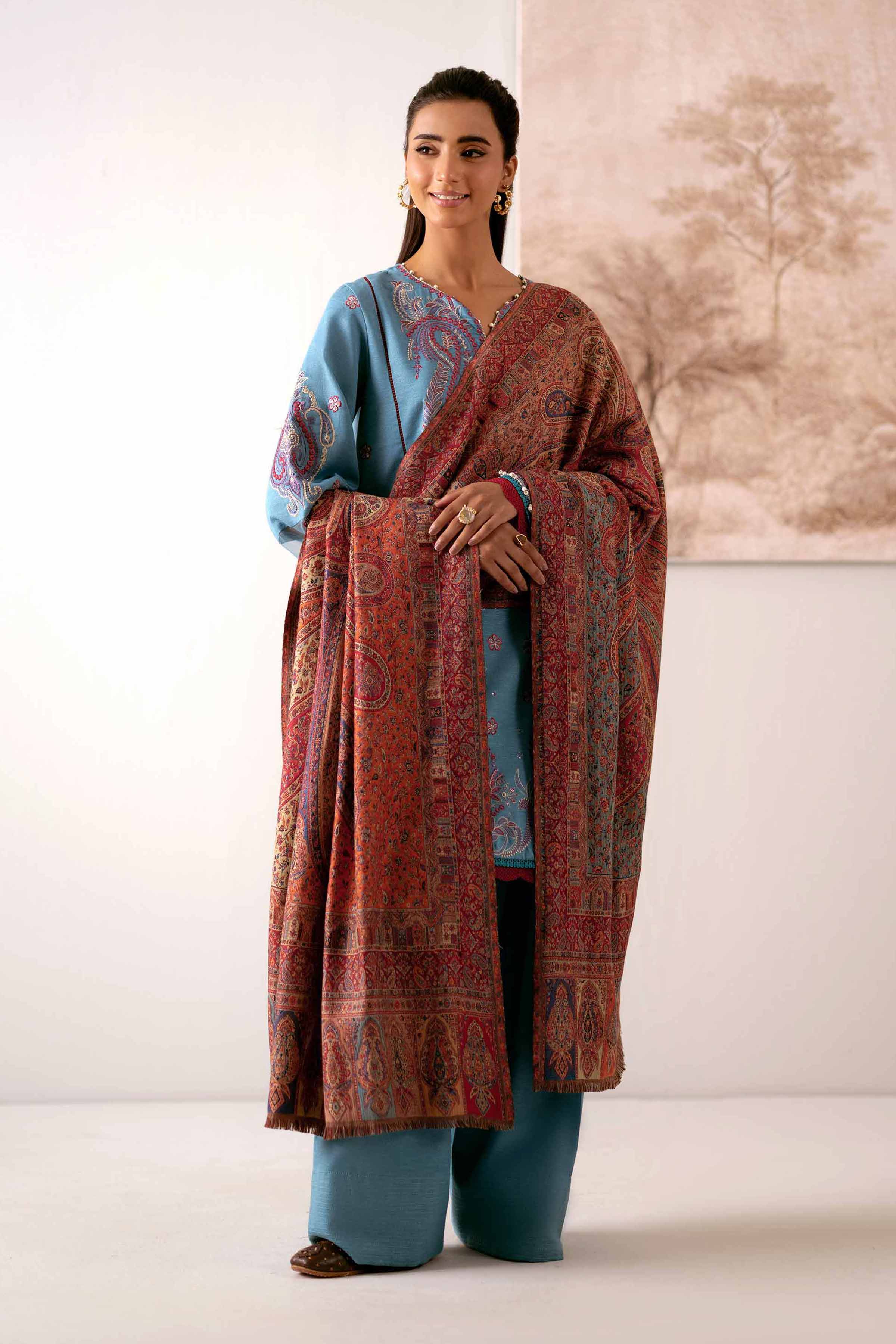 3 Piece - Embroidered Suit - 42503674 for Women - Unstitched Collection | Nishat | Shop Online