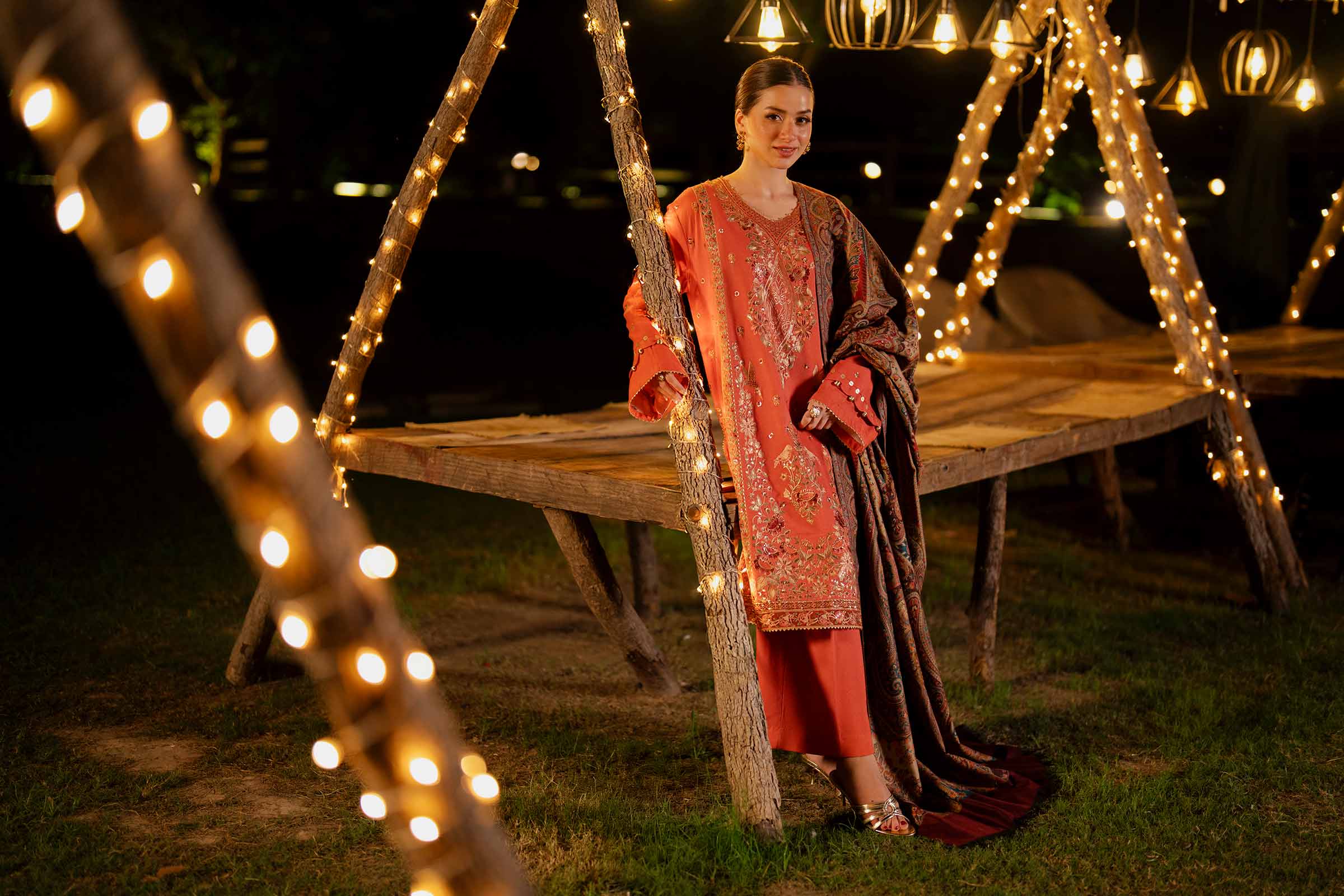 3 Piece - Embroidered Suit - 42503677 for Women - Unstitched Collection | Nishat | Shop Online