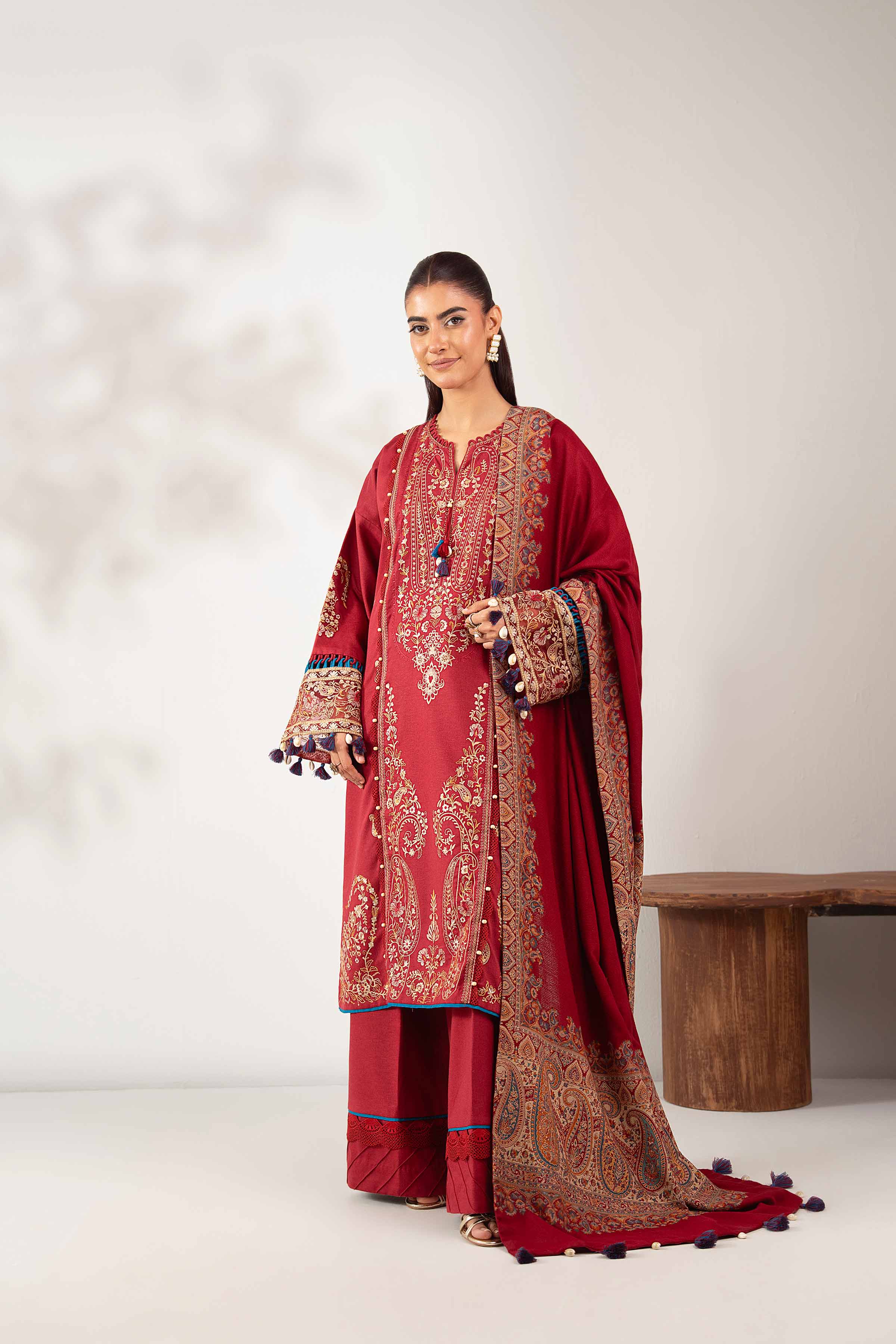 3 Piece - Embroidered Suit - 42503678 for Women - Unstitched Collection | Nishat | Shop Online