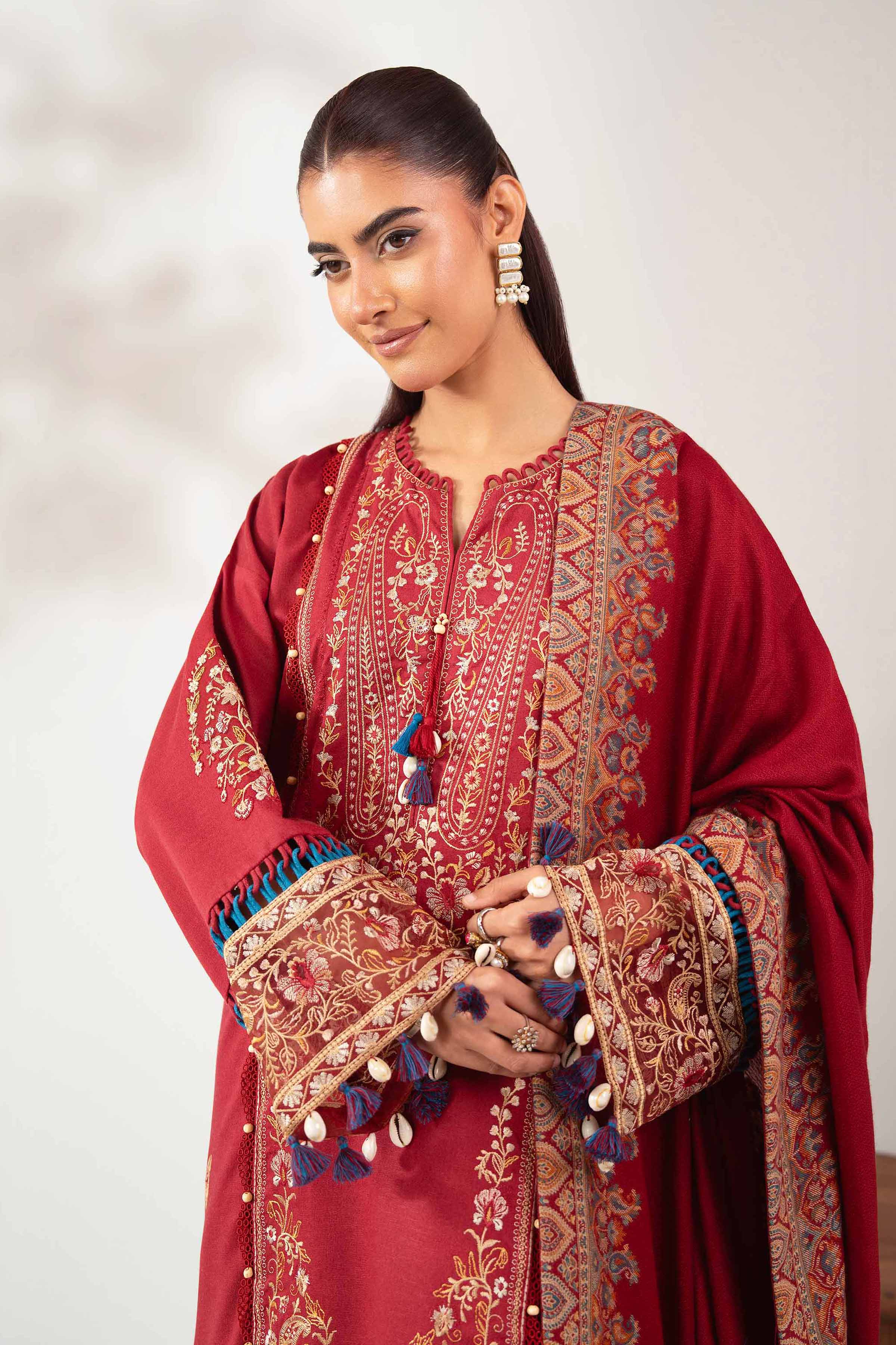 3 Piece - Embroidered Suit - 42503678 for Women - Unstitched Collection | Nishat | Shop Online