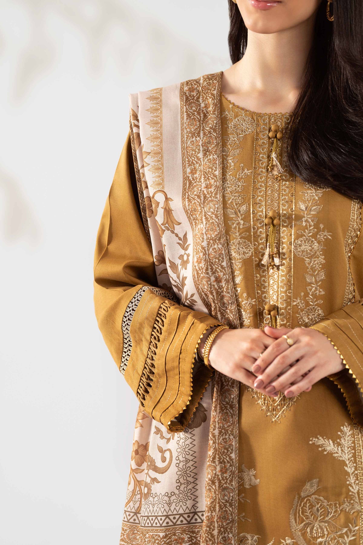 3 Piece - Digital Printed Embroidered Suit - 42503683 for Women - Unstitched Collection | Nishat | Shop Online
