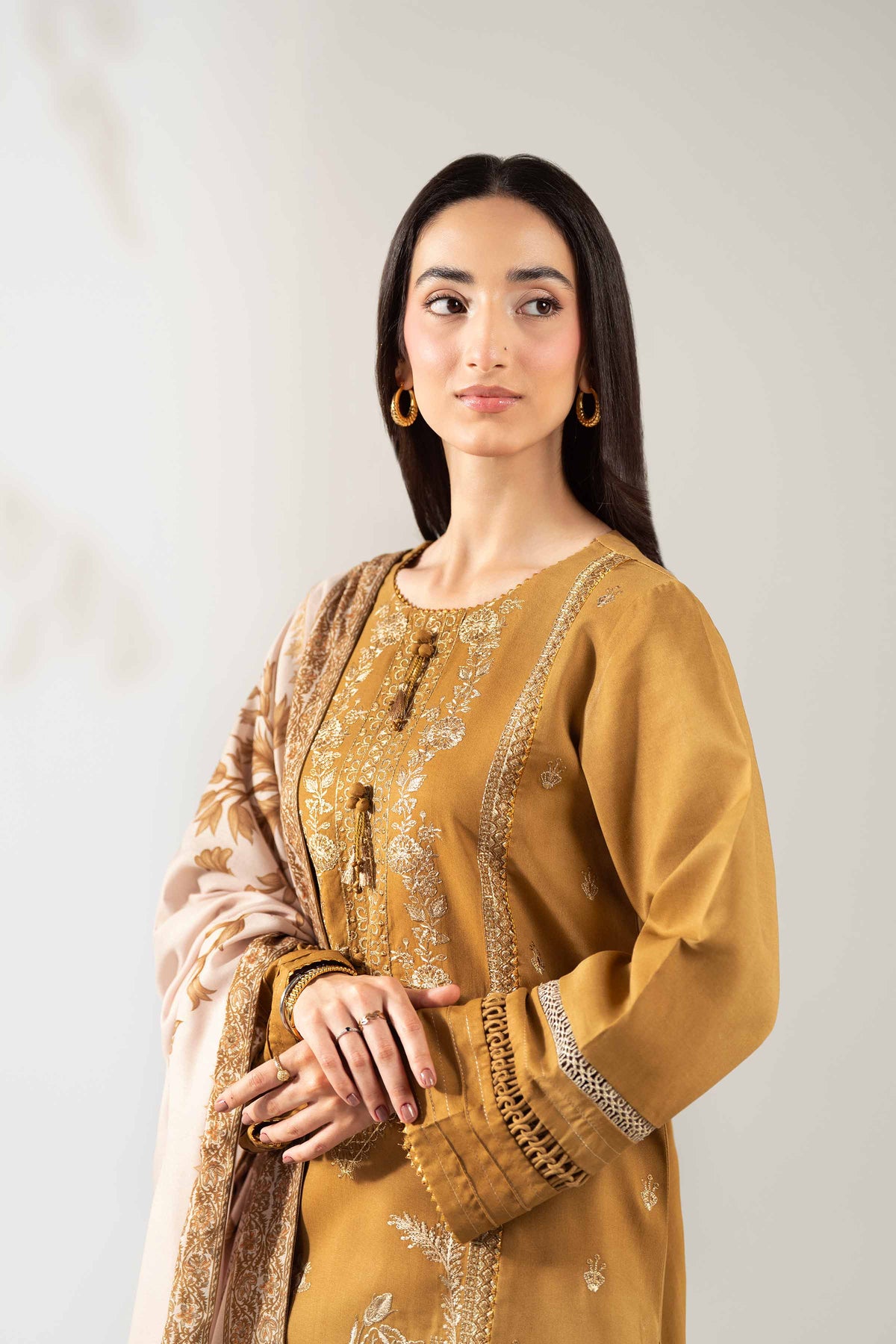 3 Piece - Digital Printed Embroidered Suit - 42503683 for Women - Unstitched Collection | Nishat | Shop Online