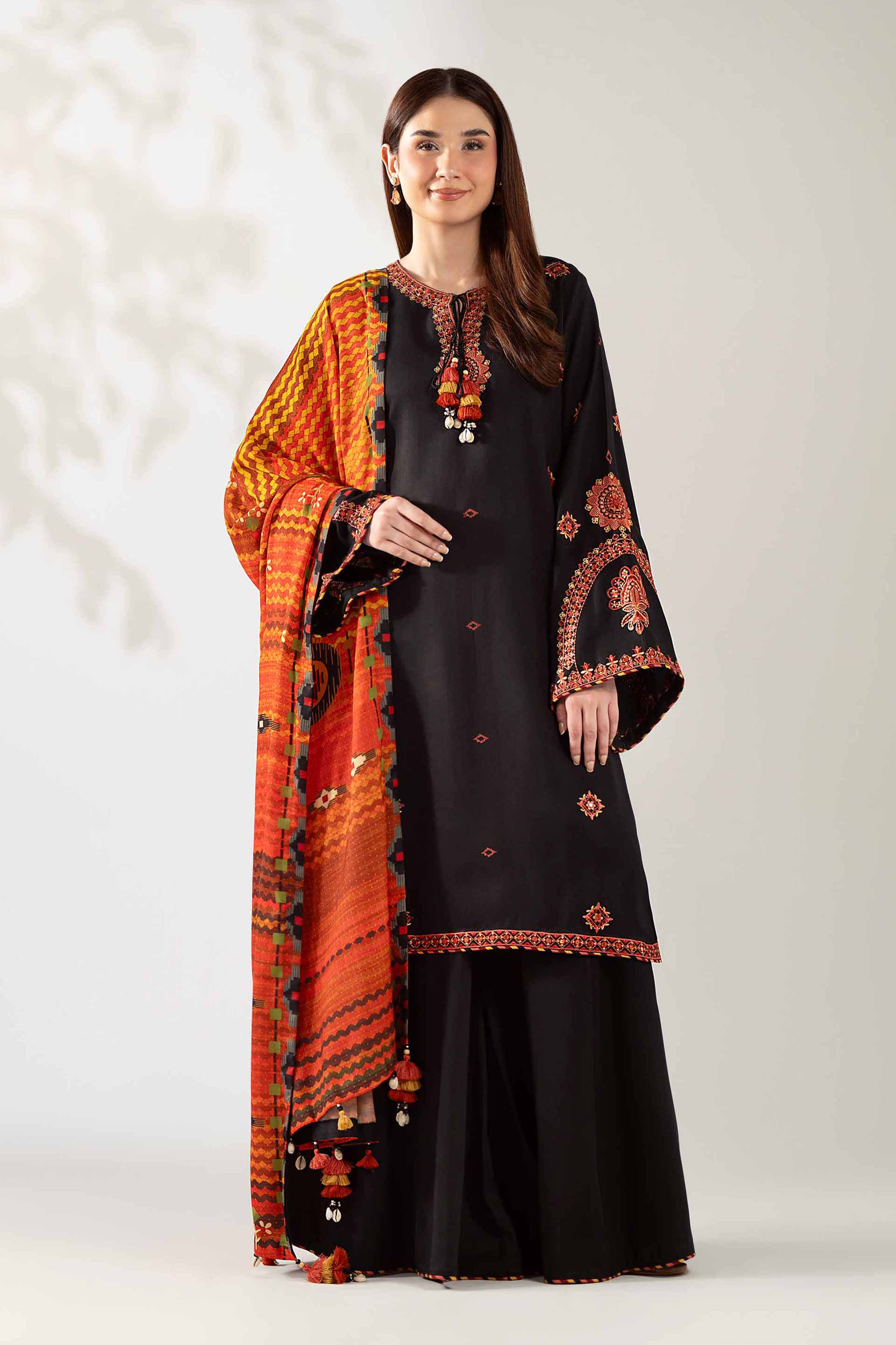 3 Piece - Digital Printed Embroidered Suit - 42503685 for Women - Unstitched Collection | Nishat | Shop Online