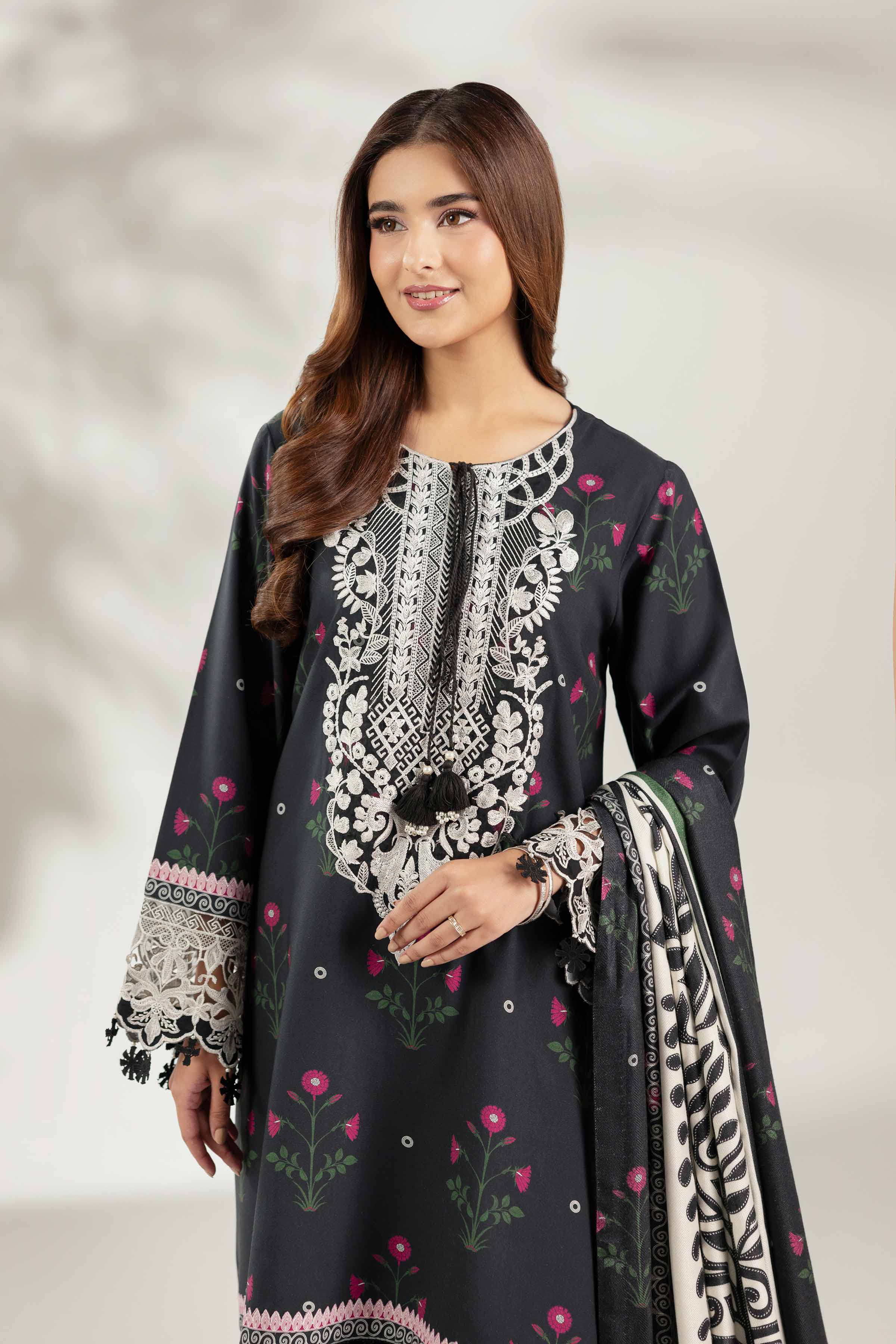 3 Piece - Printed Embroidered Suit - 42503691 for Women - Unstitched Collection | Nishat | Shop Online