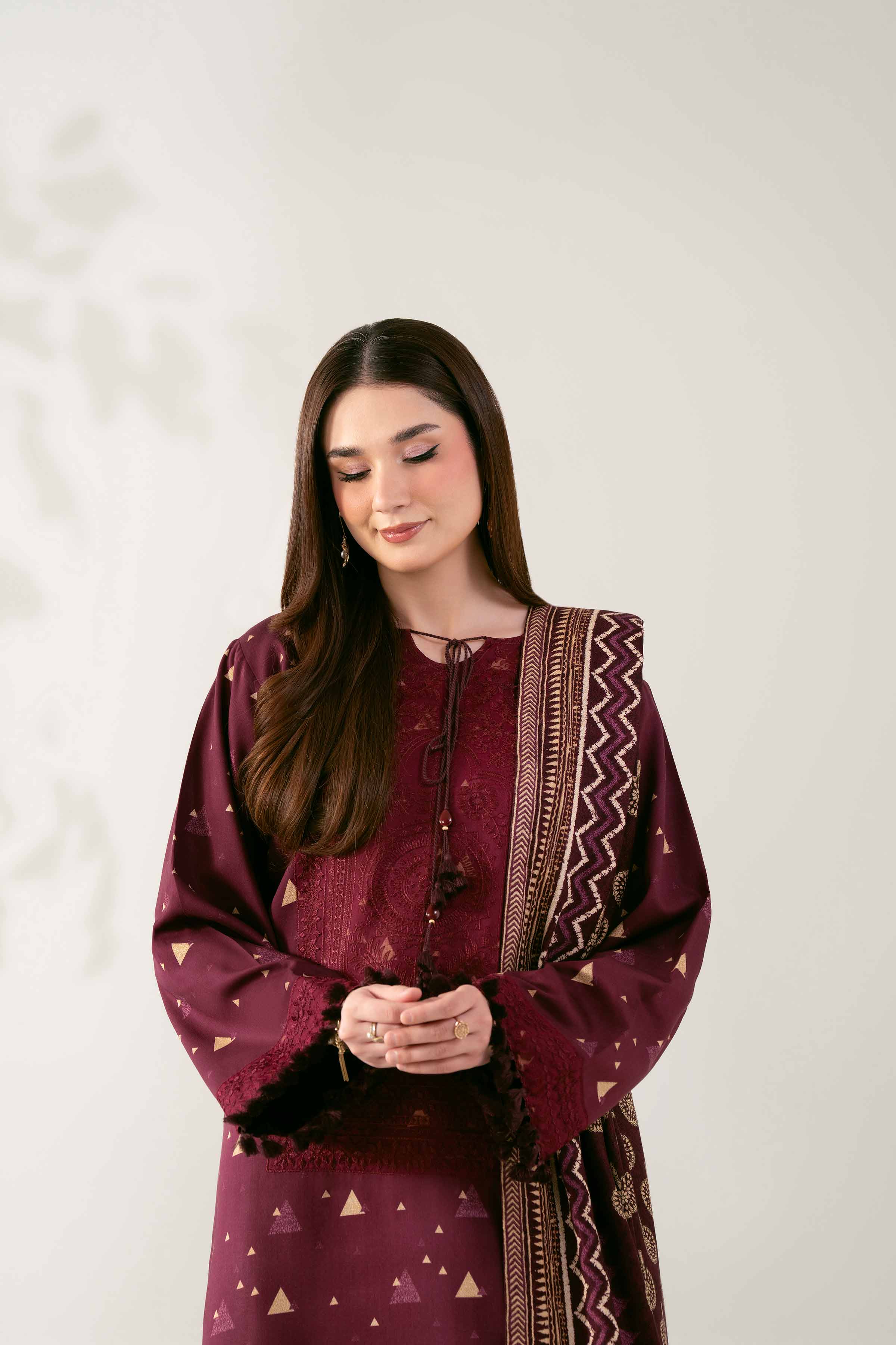 3 Piece - Printed Embroidered Suit - 42503694 for Women - Unstitched Collection | Nishat | Shop Online