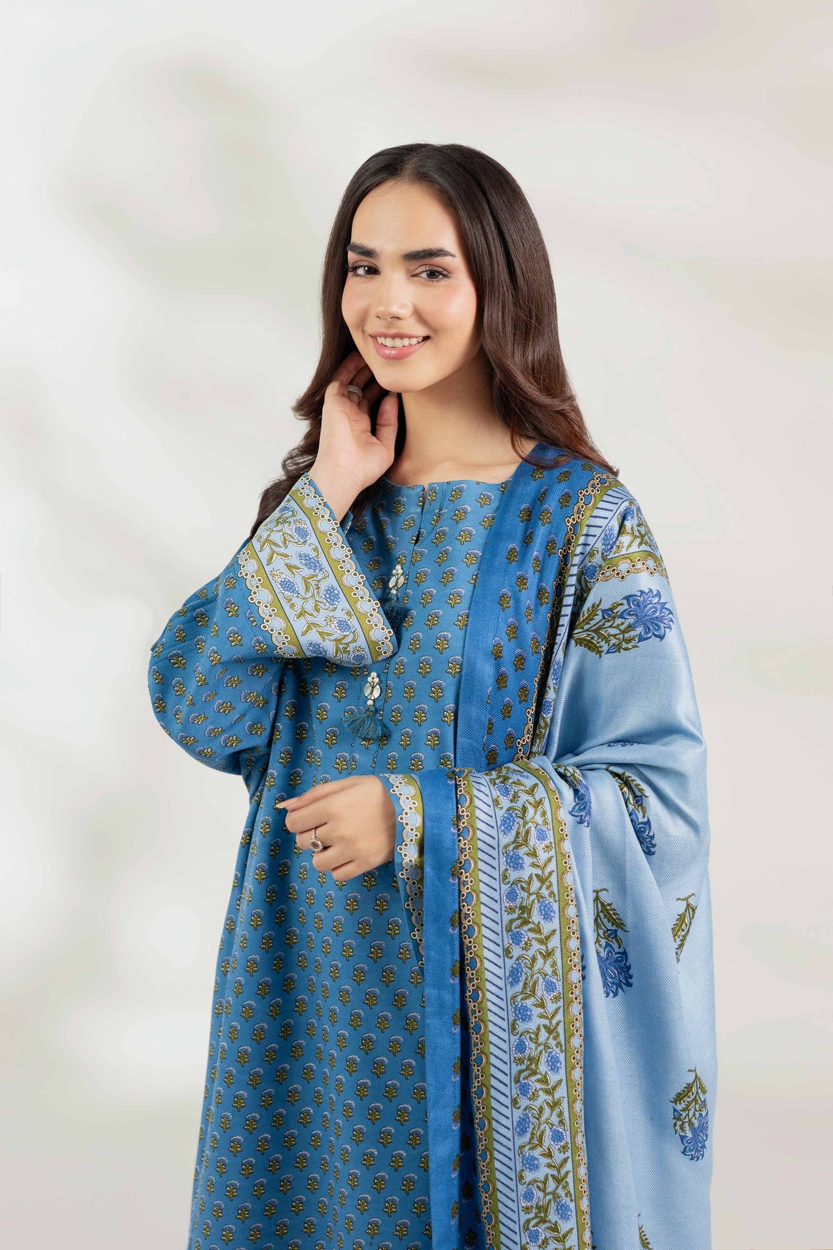 3 Piece - Printed Suit - 42503701 for Women - Unstitched Collection | Nishat | Shop Online