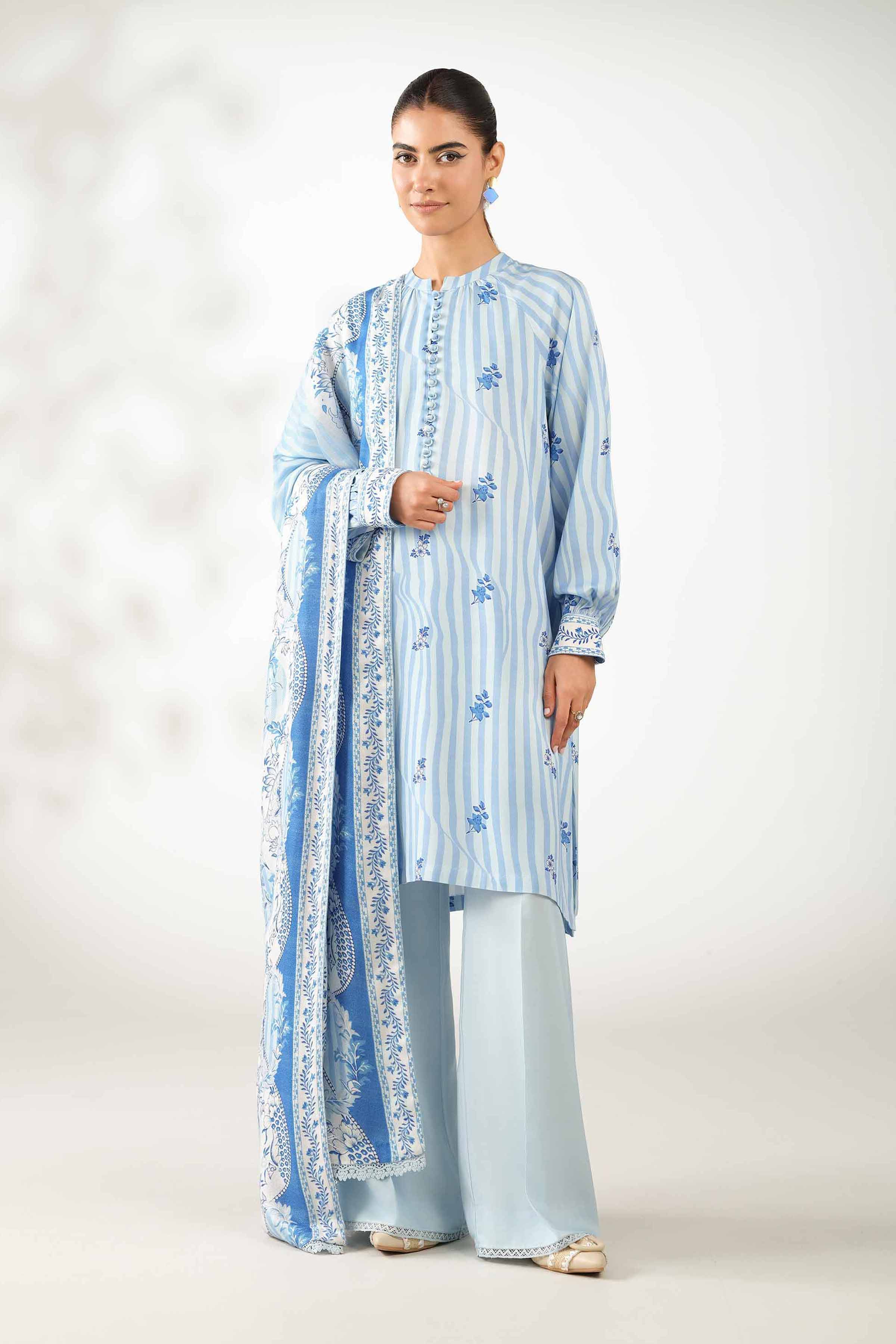 3 Piece - Printed Suit - 42503702 for Women - Unstitched Collection | Nishat | Shop Online