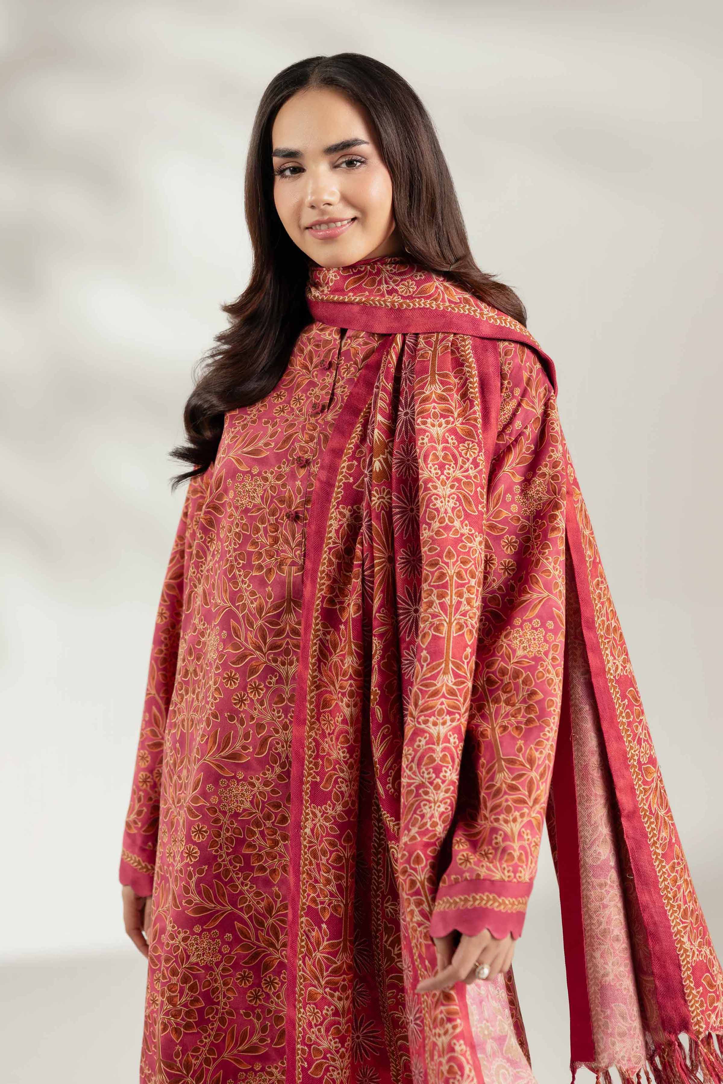3 Piece - Printed Suit - 42503704 for Women - Unstitched Collection | Nishat | Shop Online