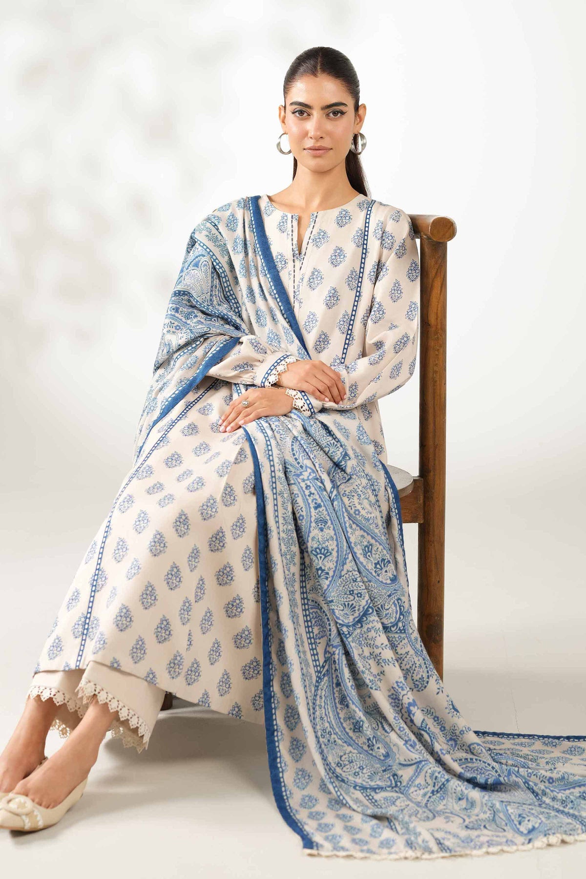 3 Piece - Printed Suit - 42503705 for Women - Unstitched Collection | Nishat | Shop Online
