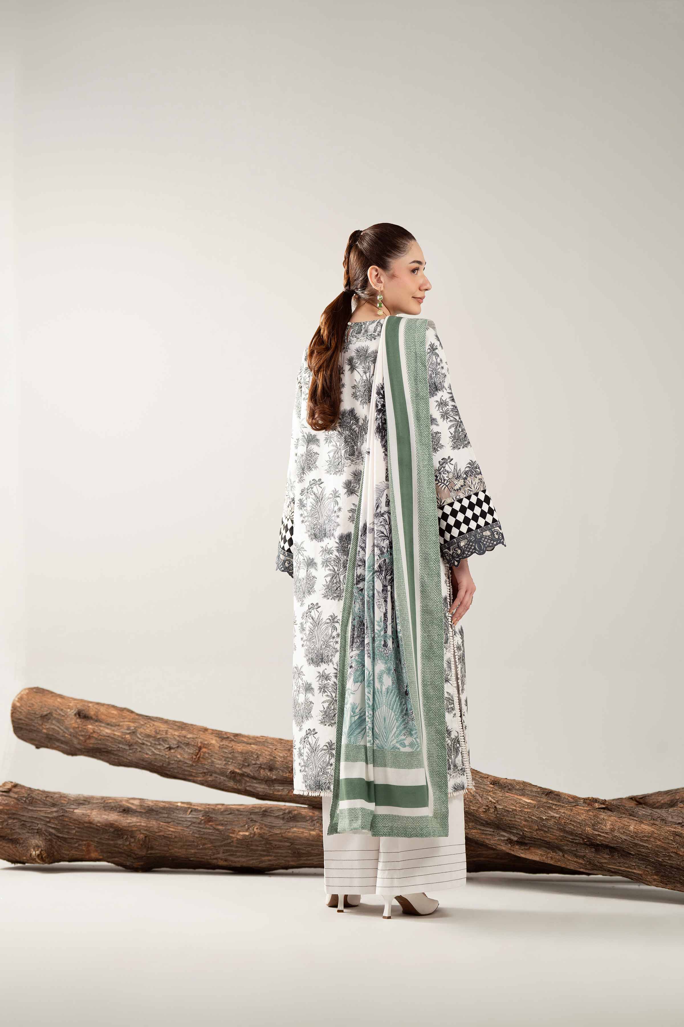 3 Piece - Printed Embroidered Suit - 42503725 for Women - Unstitched Collection | Nishat | Shop Online