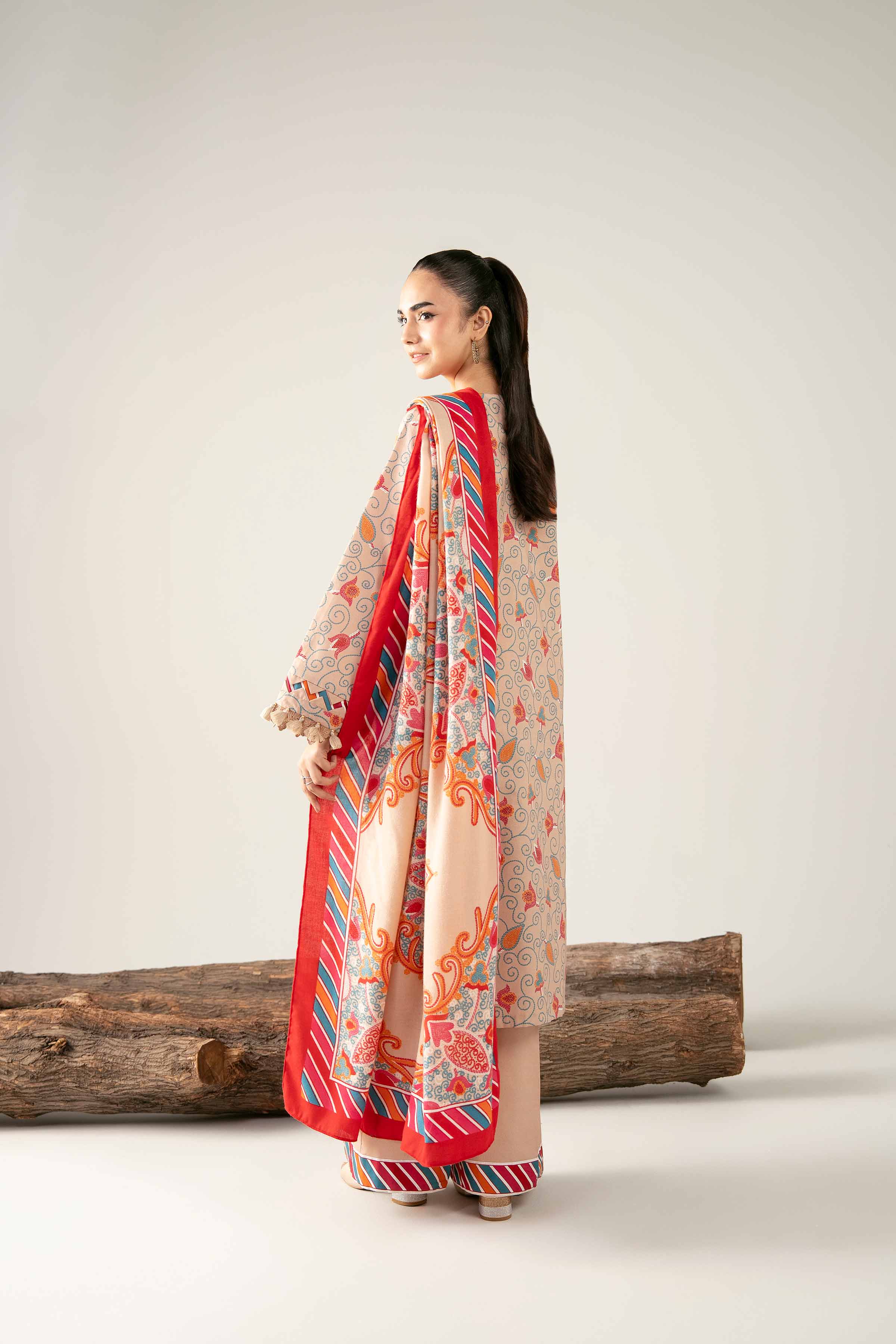 3 Piece - Printed Embroidered Suit - 42503726 for Women - Unstitched Collection | Nishat | Shop Online
