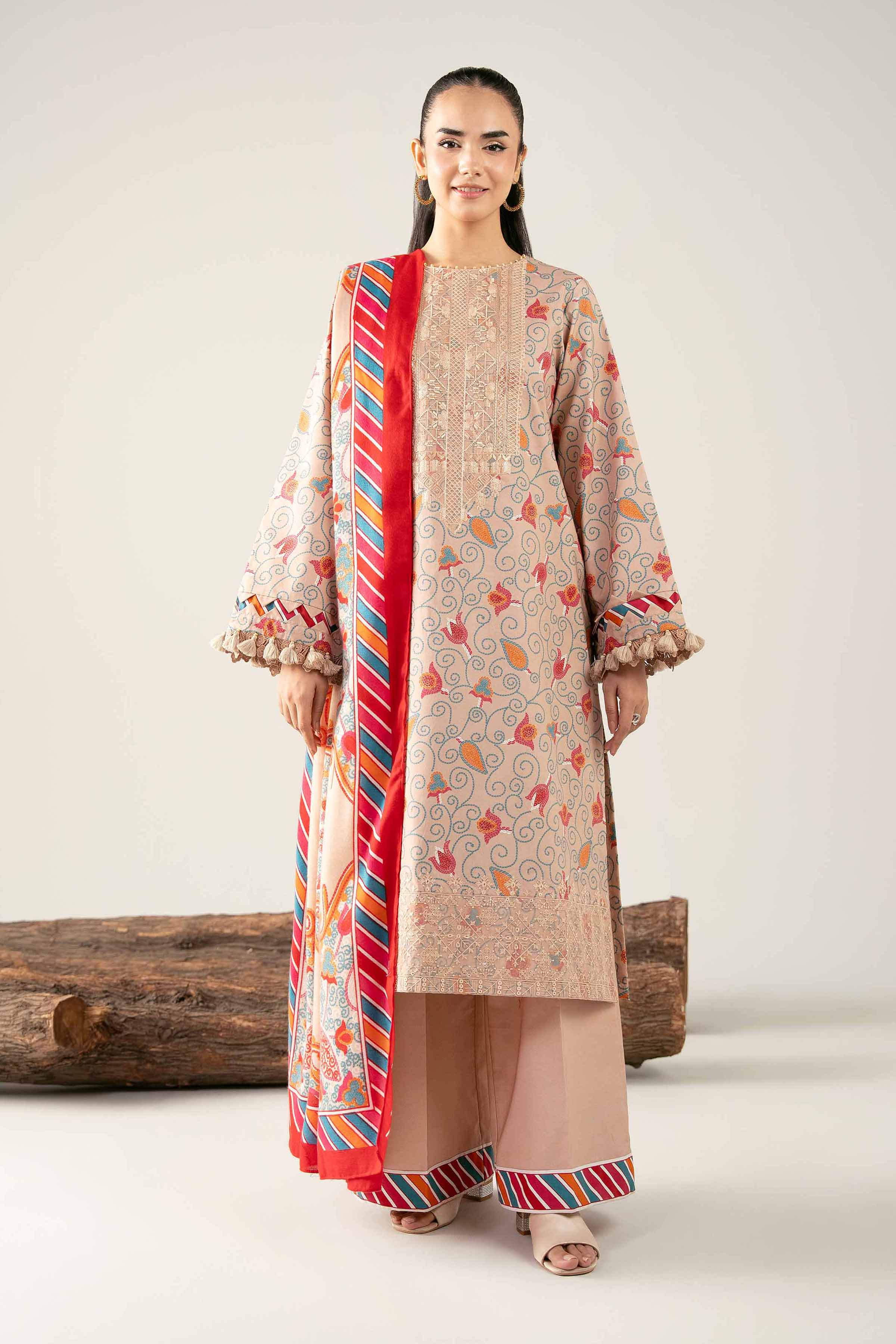 3 Piece - Printed Embroidered Suit - 42503726 for Women - Unstitched Collection | Nishat | Shop Online