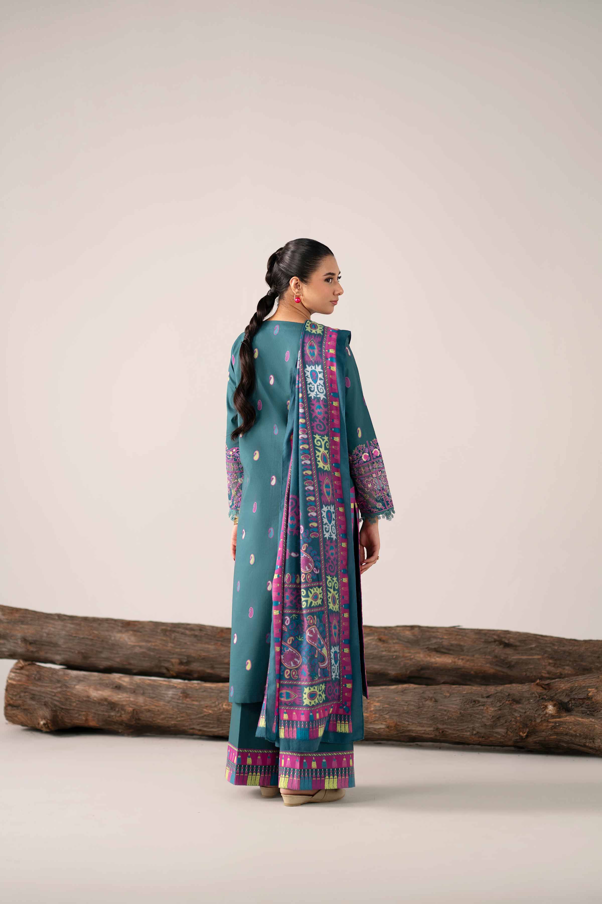 3 Piece - Printed Embroidered Suit - 42503727 for Women - Unstitched Collection | Nishat | Shop Online