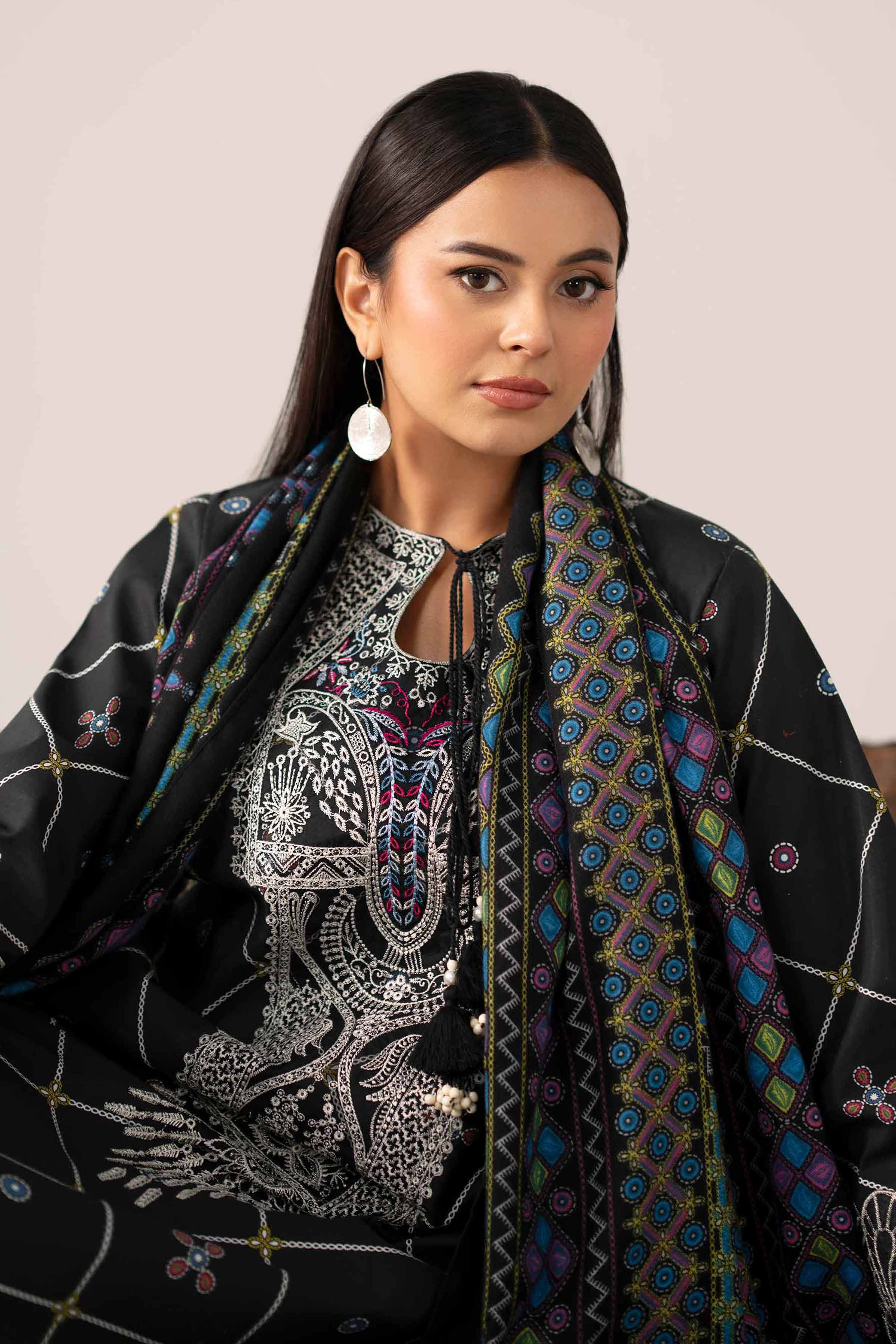 3 Piece - Printed Embroidered Suit - 42503729 for Women - Unstitched Collection | Nishat | Shop Online