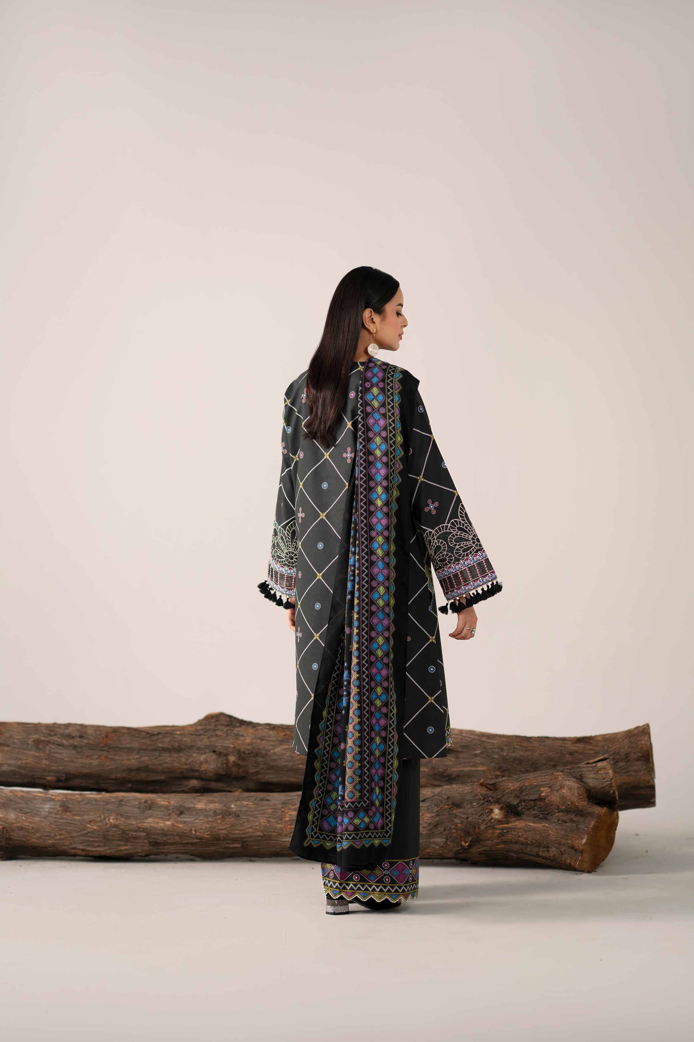 3 Piece - Printed Embroidered Suit - 42503729 for Women - Unstitched Collection | Nishat | Shop Online