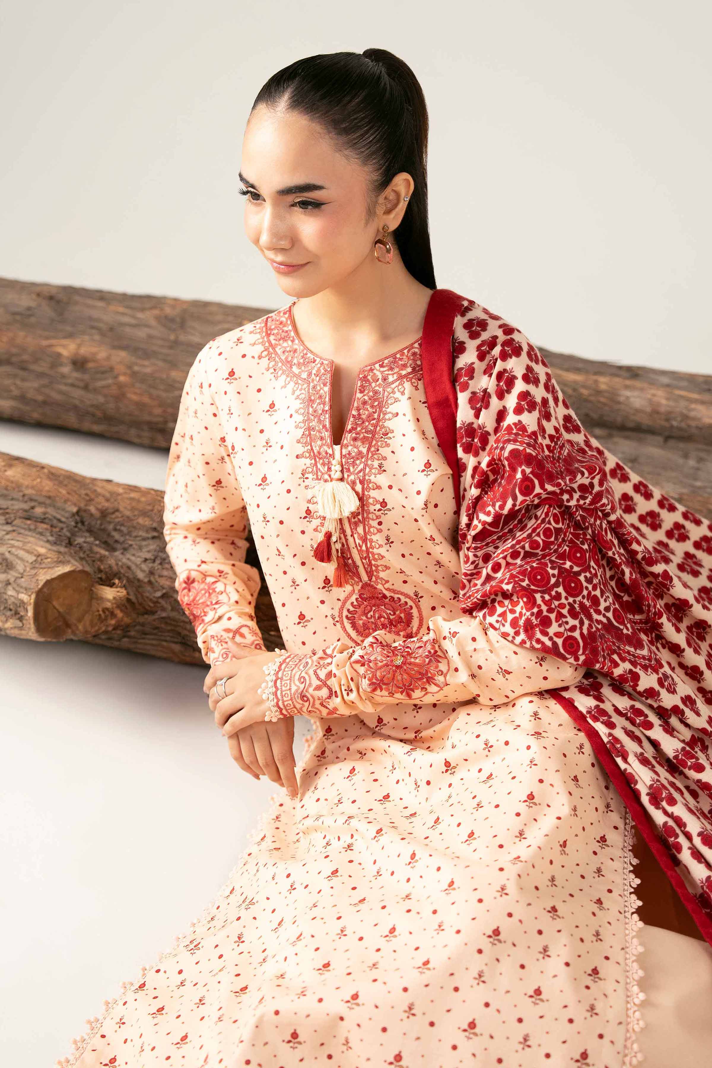 3 Piece - Printed Embroidered Suit - 42503730 for Women - Unstitched Collection | Nishat | Shop Online