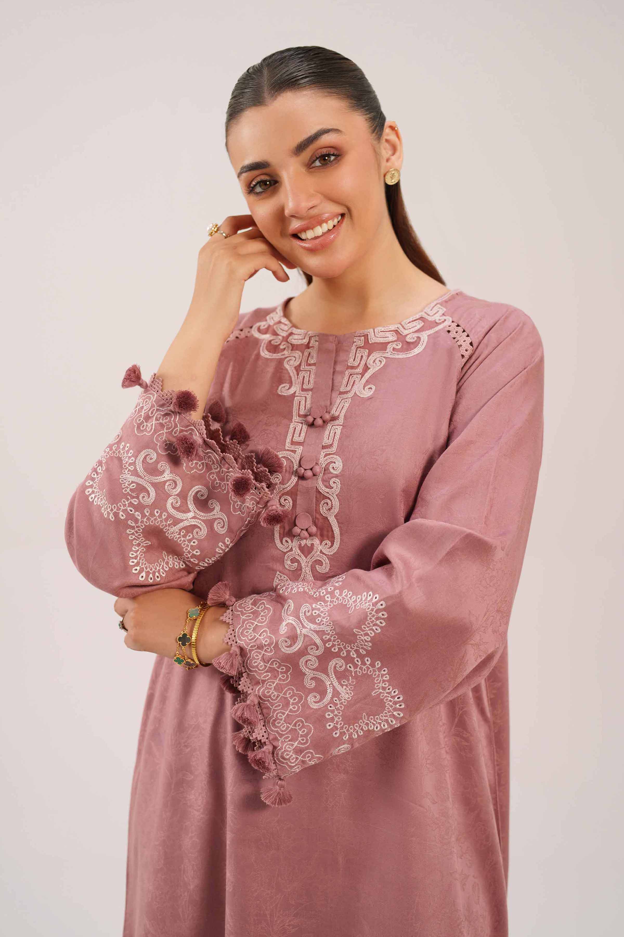 2 Piece - Embroidered Suit - 42503736