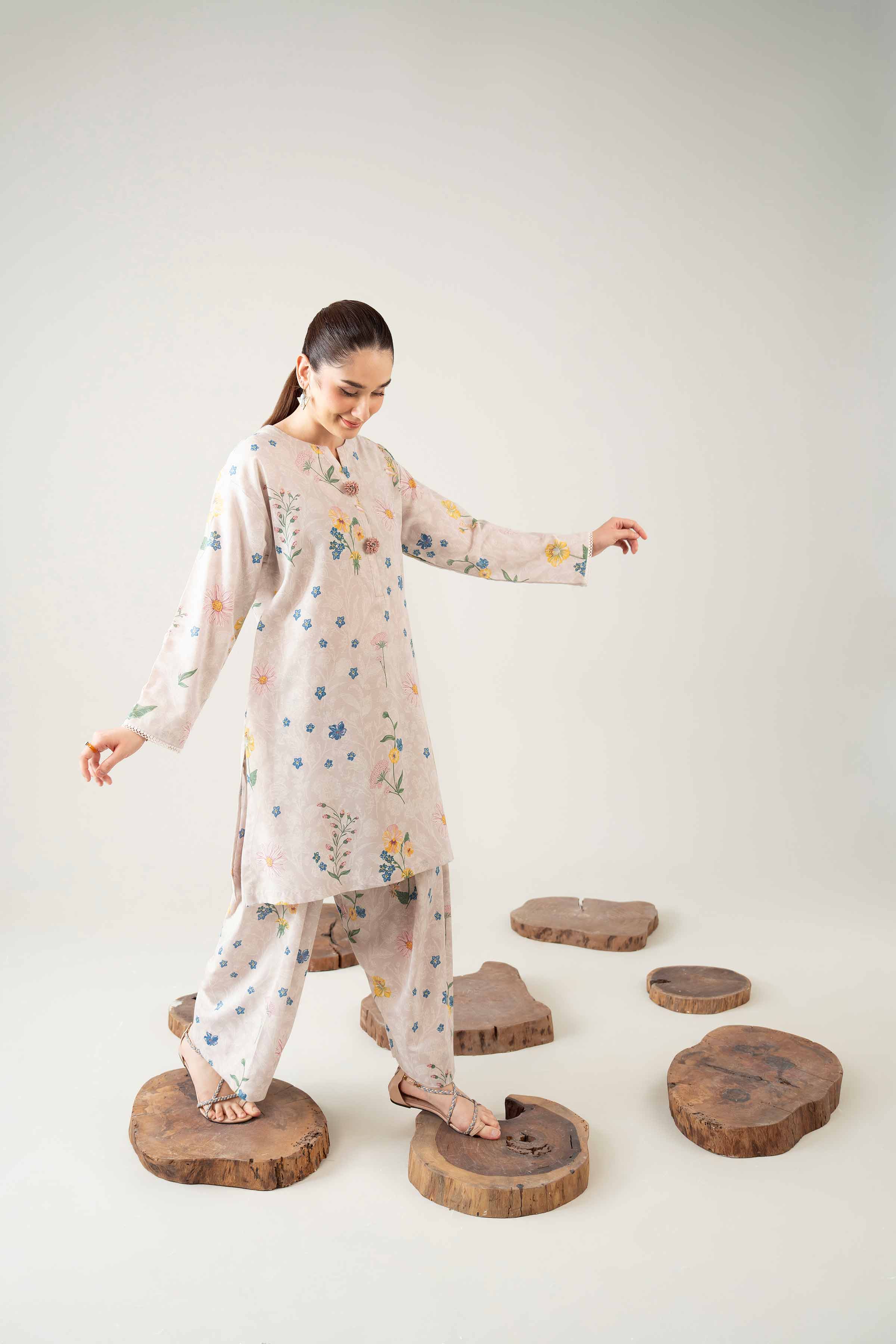 1 Piece - Digital Printed Loose Fabric - 42503967 for Women - Freedom To Buy Collection | Nishat | Shop Online