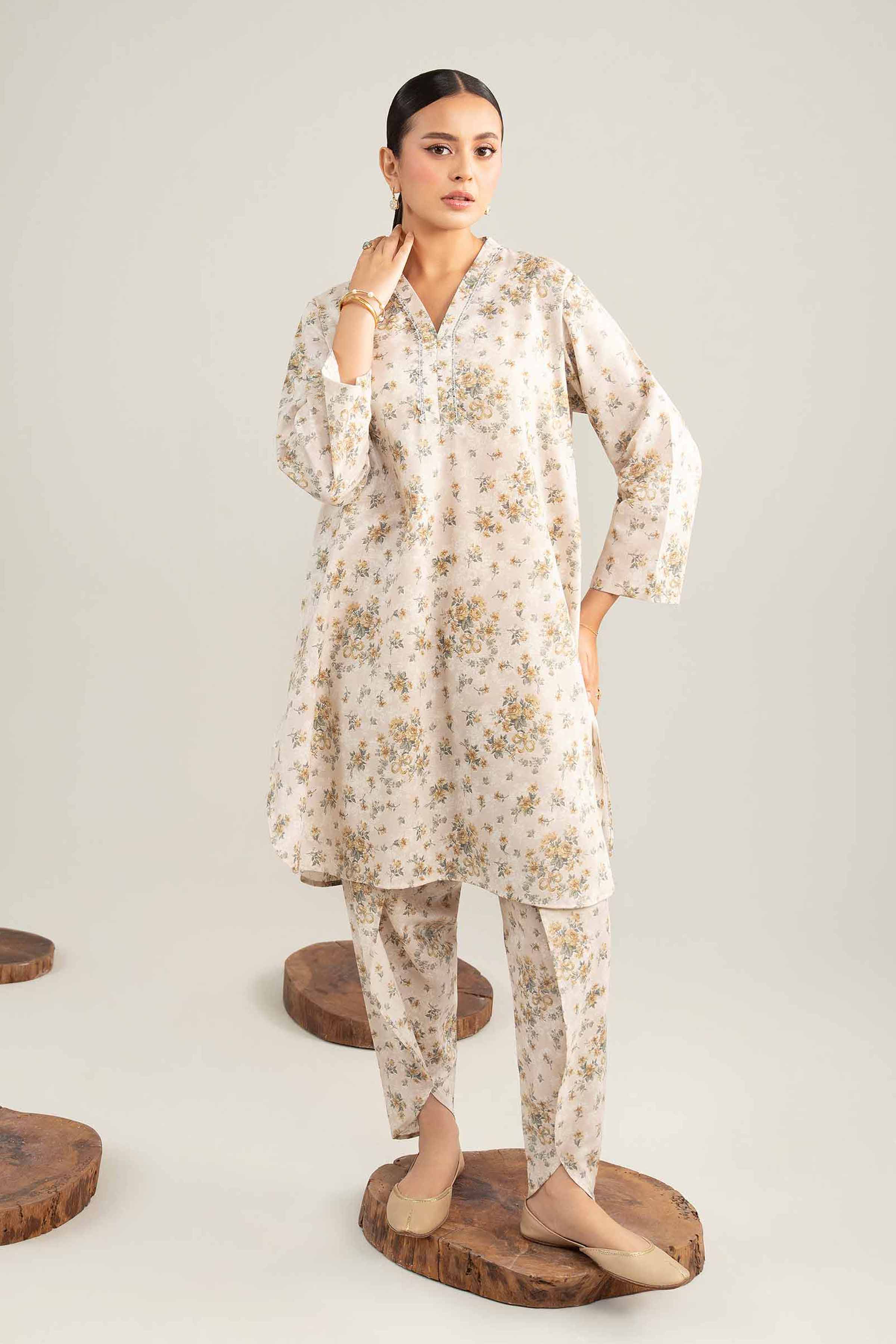 1 Piece - Digital Printed Loose Fabric - 42503975 for Women - Freedom To Buy Collection | Nishat | Shop Online