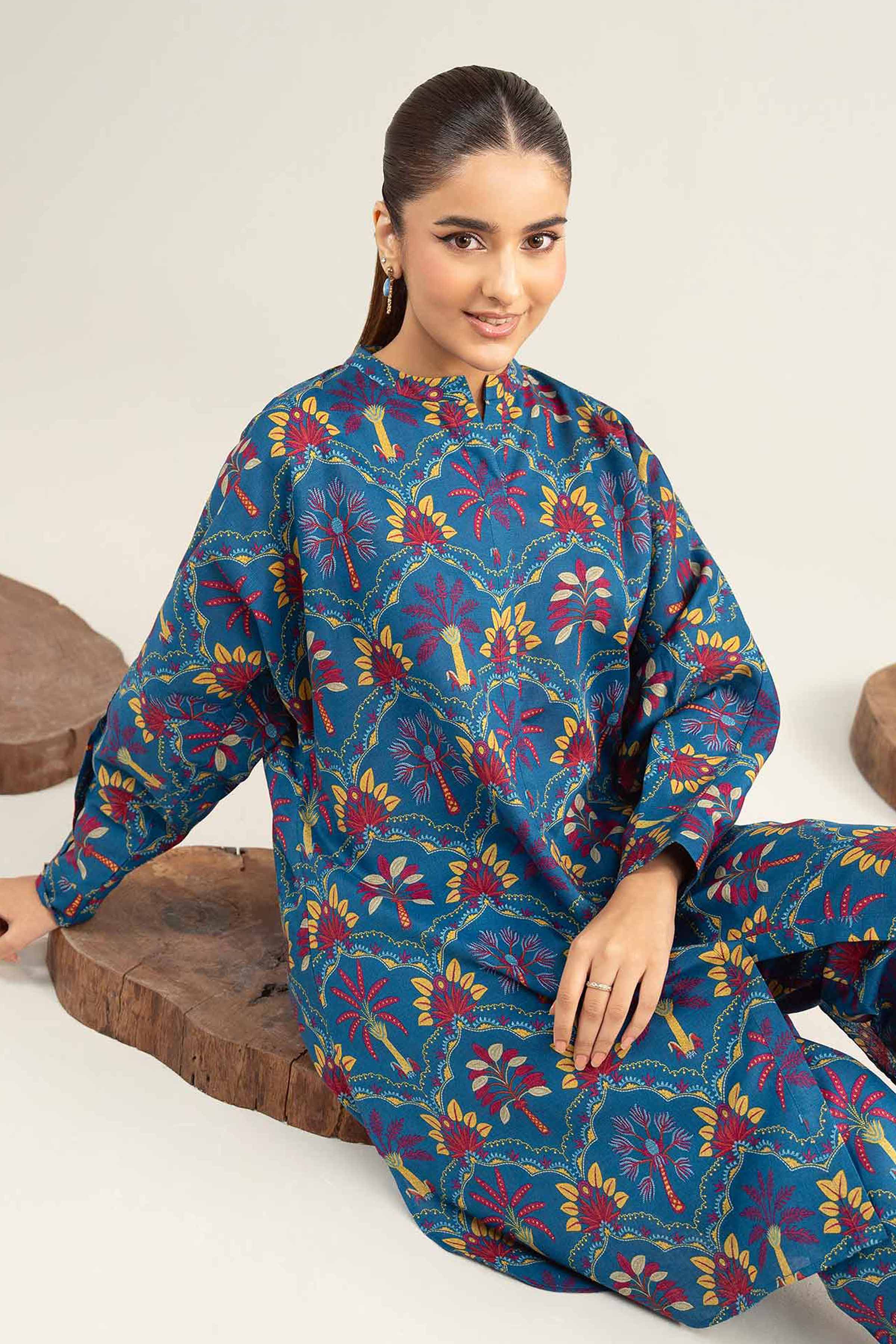 1 Piece - Digital Printed Loose Fabric - 42503977 for Women - Freedom To Buy Collection | Nishat | Shop Online