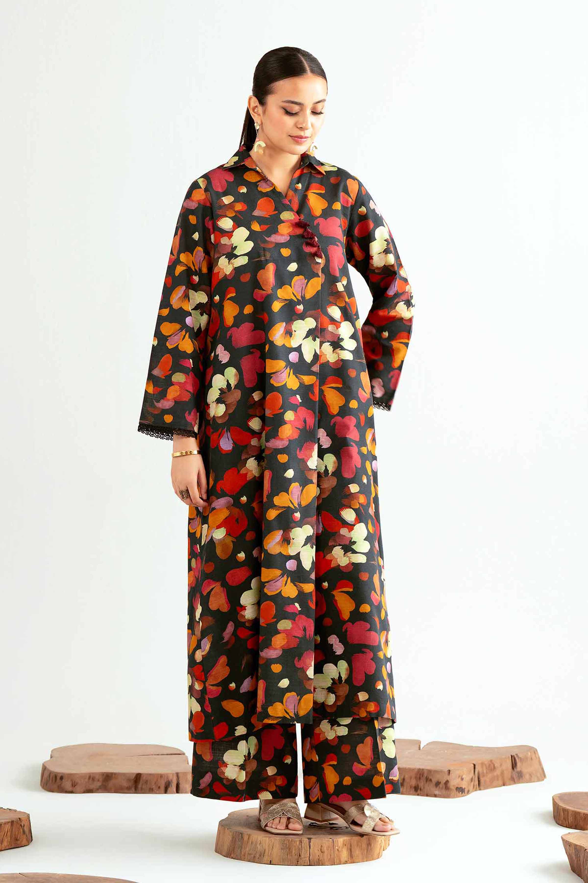 1 Piece - Digital Printed Loose Fabric - 42503984 for Women - Freedom To Buy Collection | Nishat | Shop Online