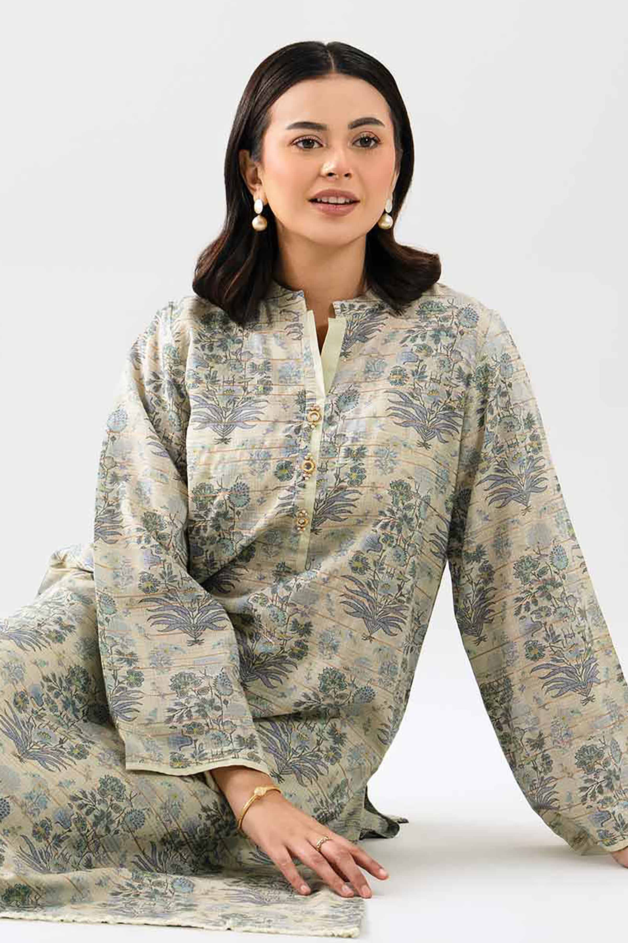 1 Piece - Printed Loose Fabric - 42504003 for Women - Freedom To Buy Collection | Nishat | Shop Online