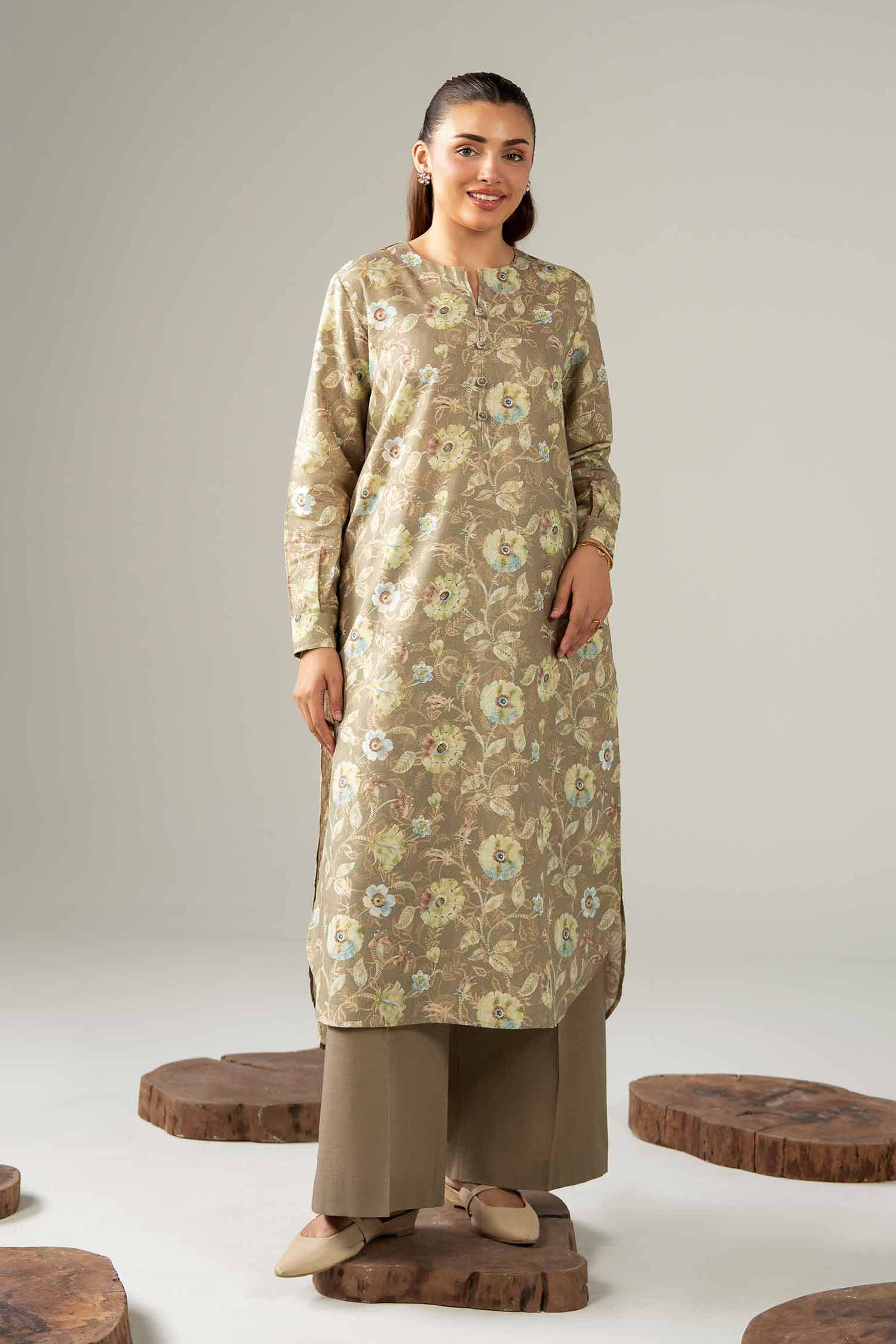 1 Piece - Digital Printed Loose Fabric - 42504071 for Women - Freedom To Buy Collection | Nishat | Shop Online