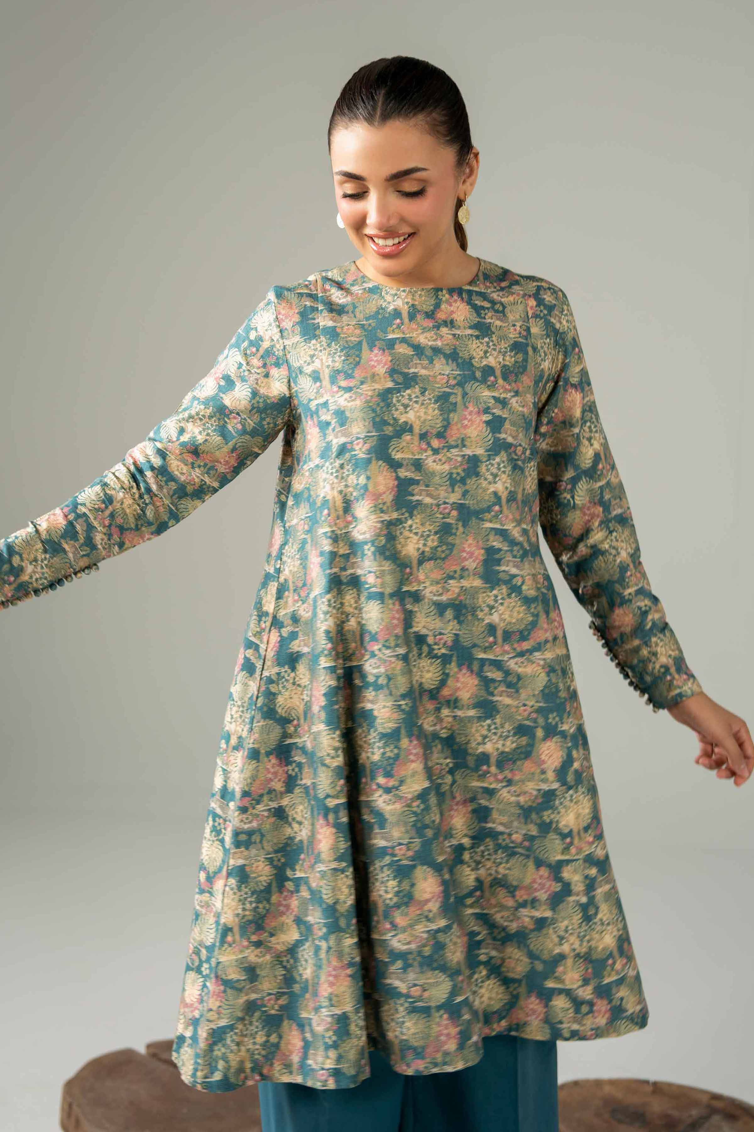 1 Piece - Digital Printed Loose Fabric - 42504072 for Women - Freedom To Buy Collection | Nishat | Shop Online