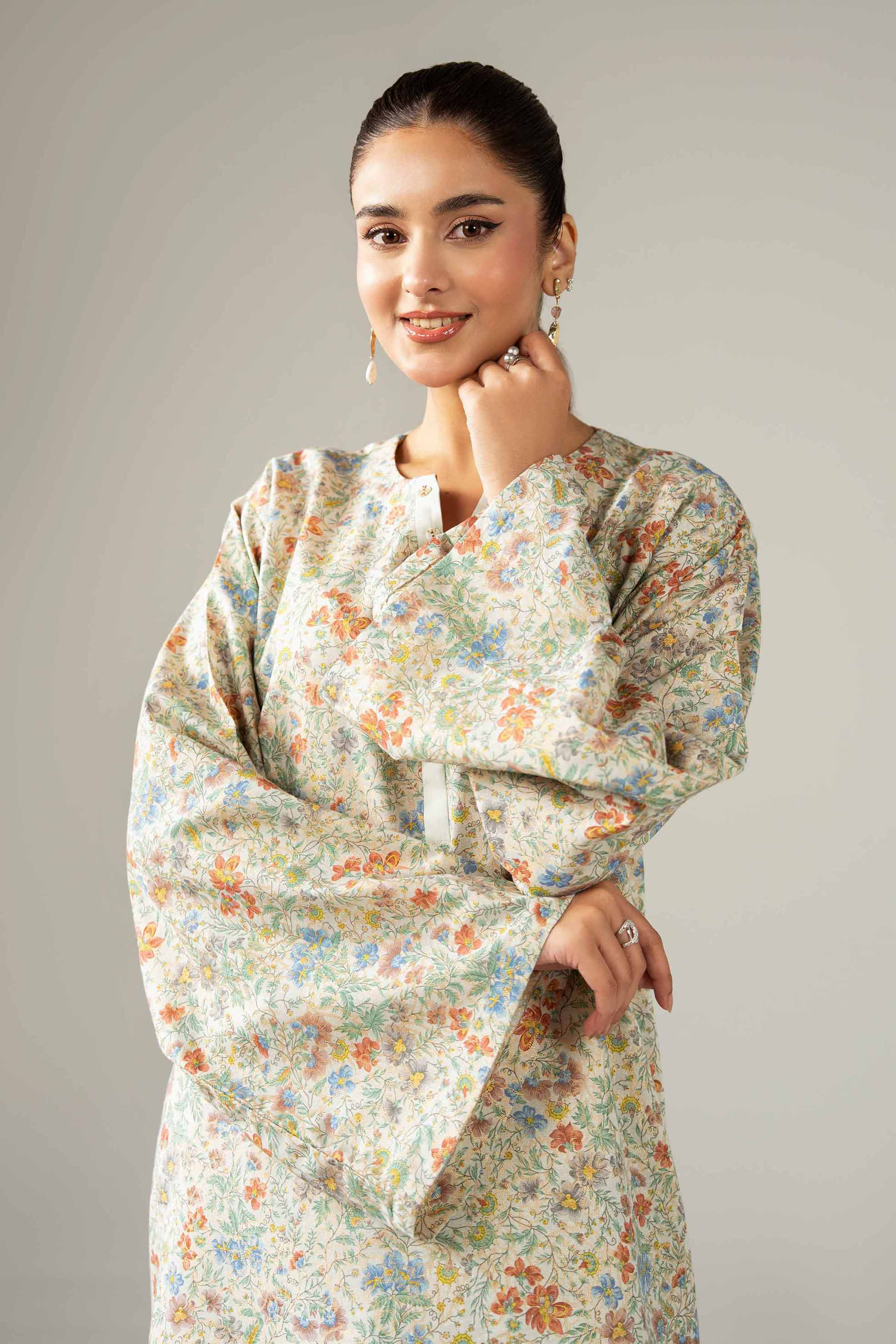 1 Piece - Digital Printed Loose Fabric - 42504073 for Women - Freedom To Buy Collection | Nishat | Shop Online