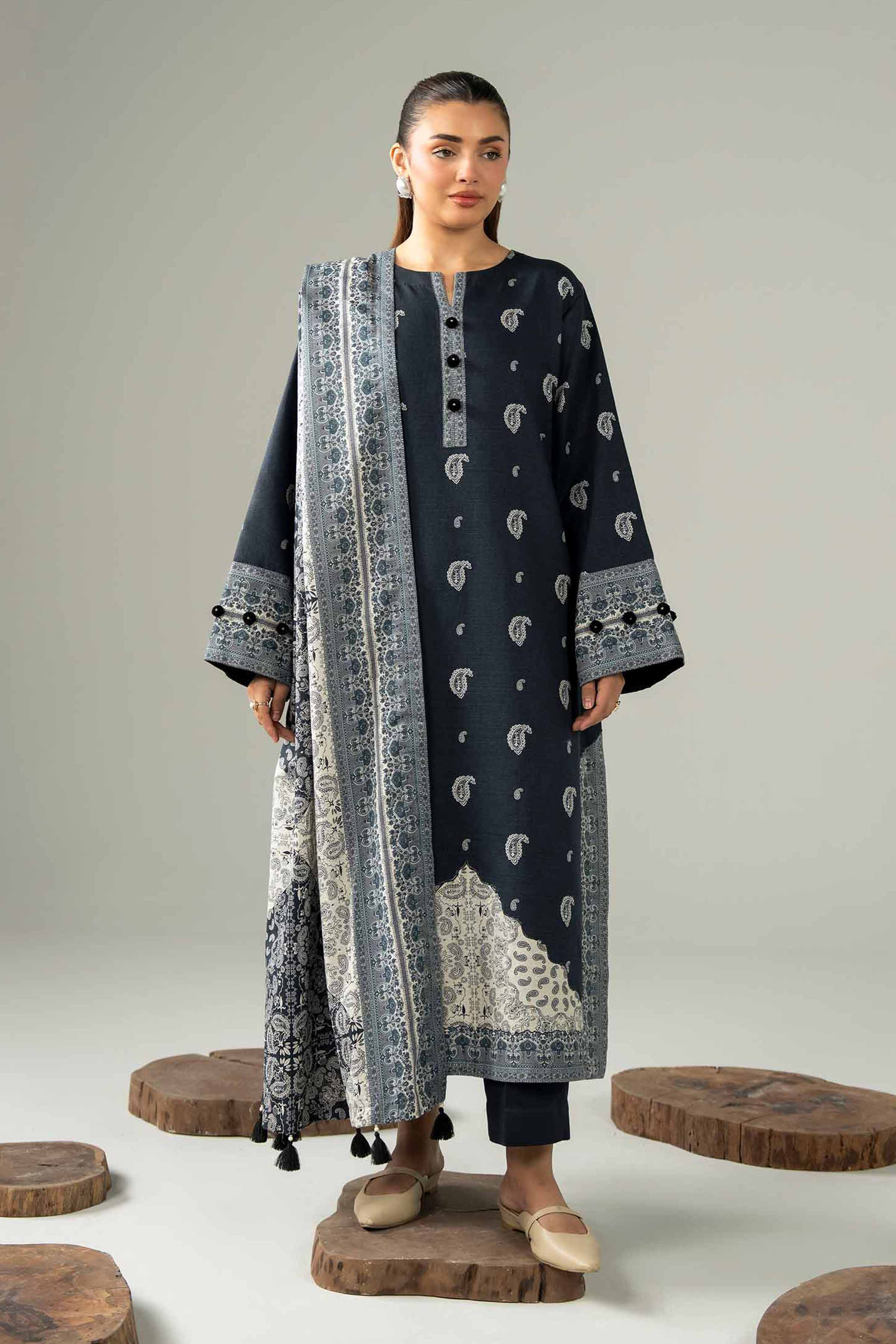 3 Piece - Printed Loose Fabric - 42504099 for Women - Freedom To Buy Collection | Nishat | Shop Online