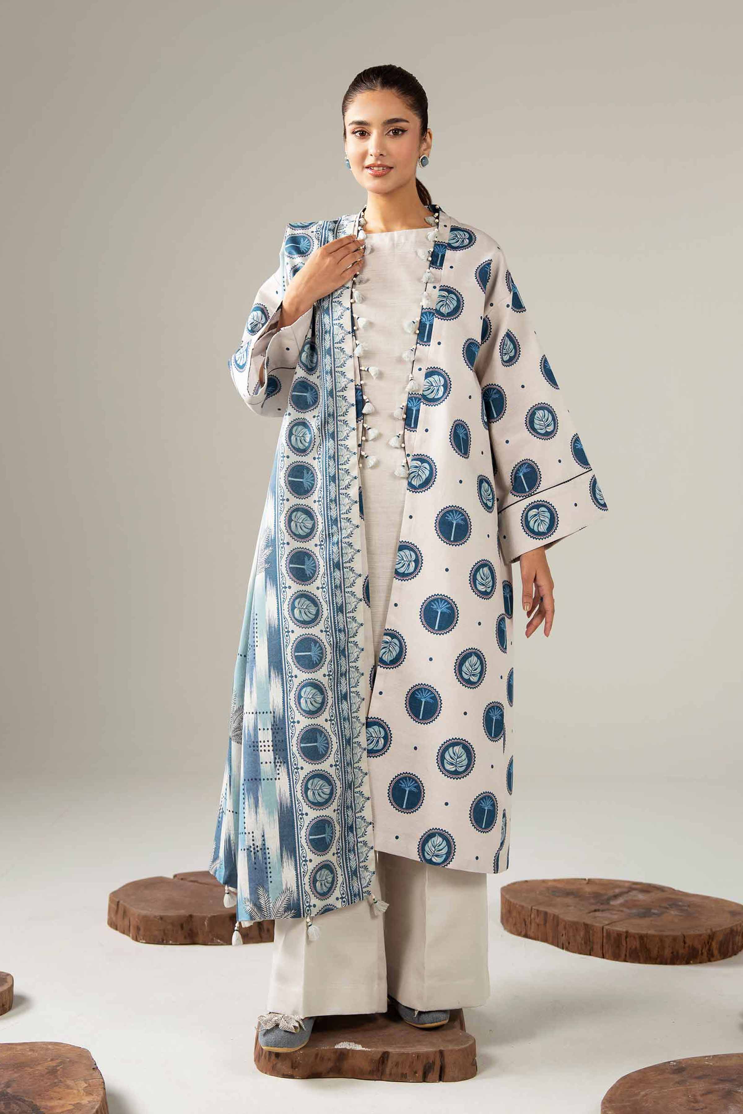 3 Piece - Printed Loose Fabric - 42504113 for Women - Freedom To Buy Collection | Nishat | Shop Online