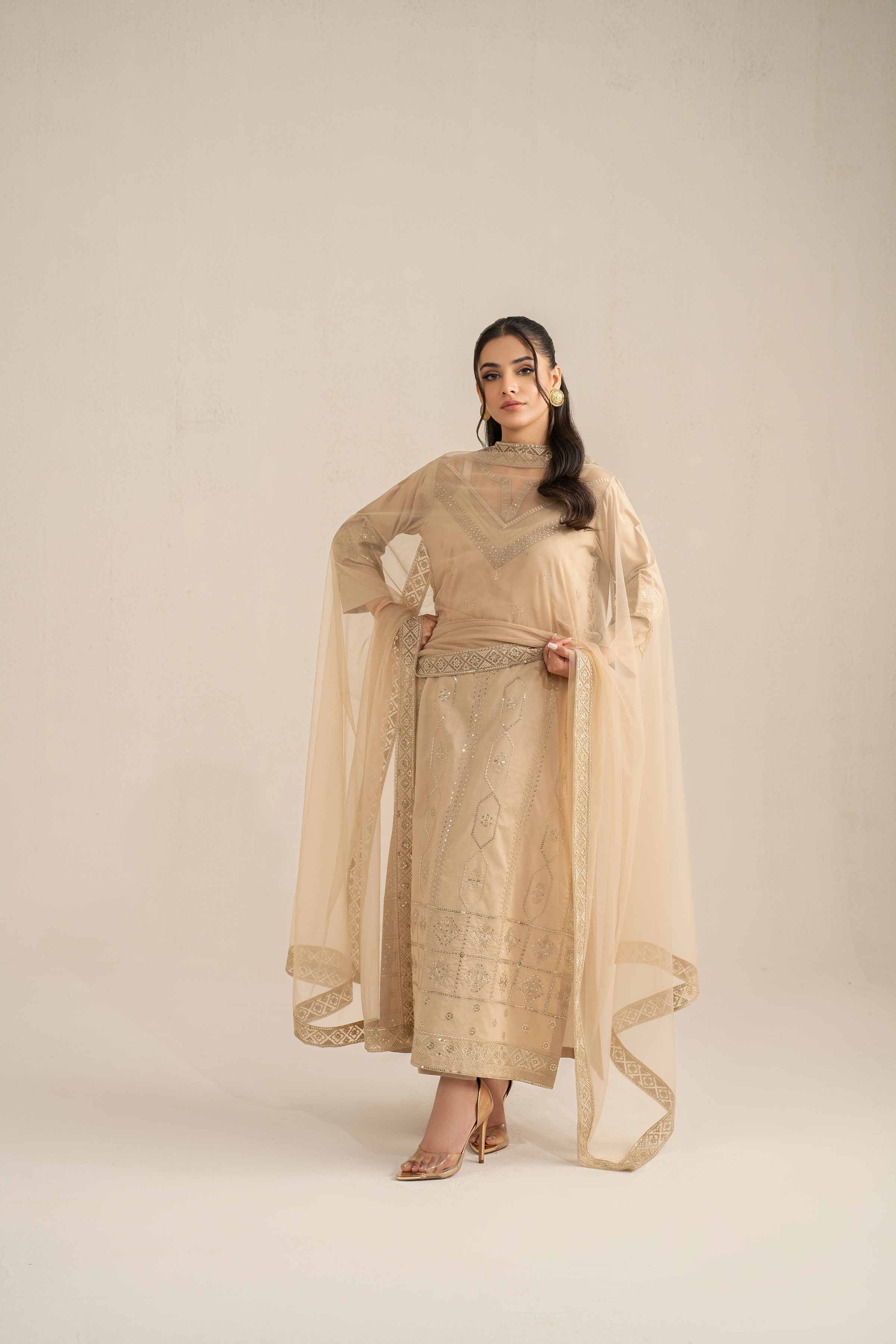 3 Piece - Embroidered Suit - 42519122 for Women - Unstitched Collection | Nishat | Shop Online