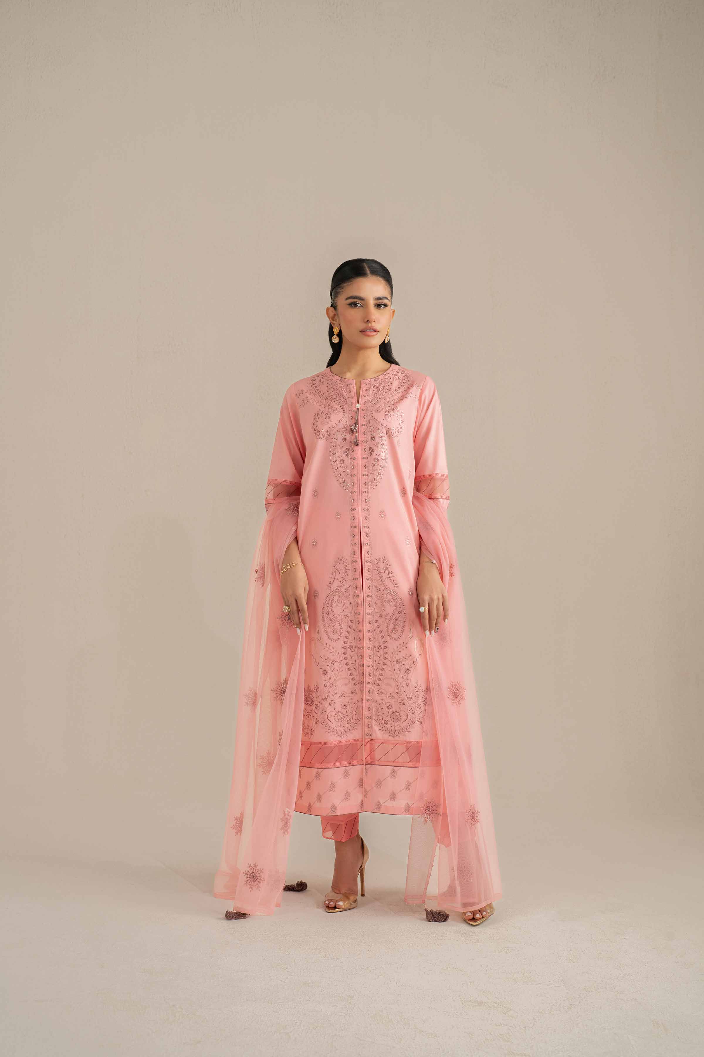 3 Piece - Embroidered Suit - 42519123 for Women - Unstitched Collection | Nishat | Shop Online