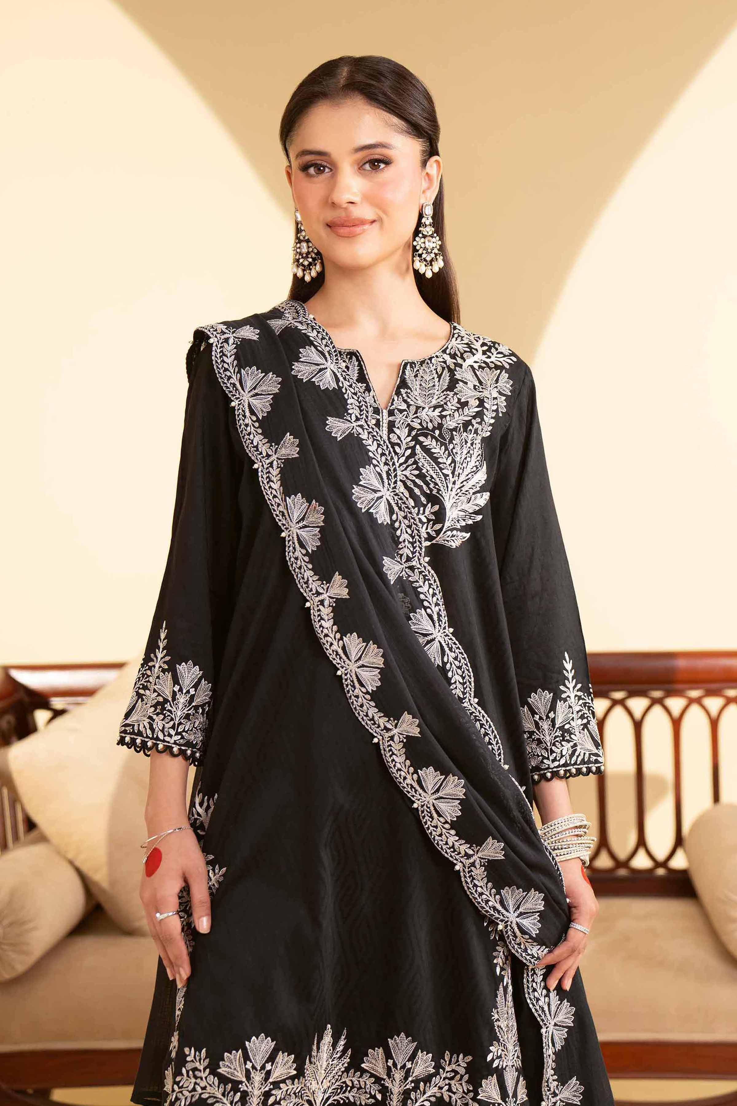 3 Piece - Embroidered Suit - 42519136 for Women - Unstitched Collection | Nishat | Shop Online