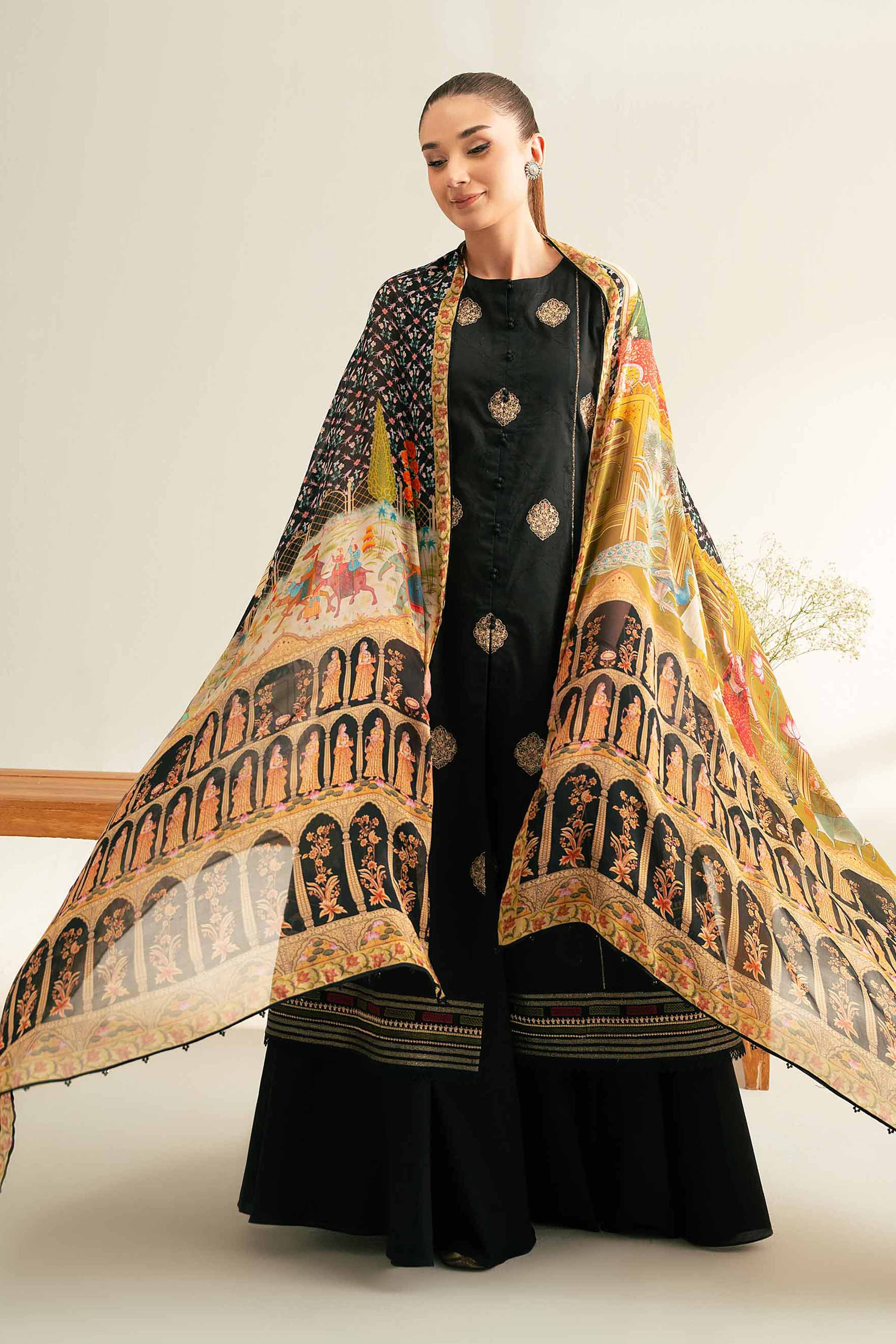 3 Piece - Embroidered Suit - 42519169 for Women - Unstitched Collection | Nishat | Shop Online