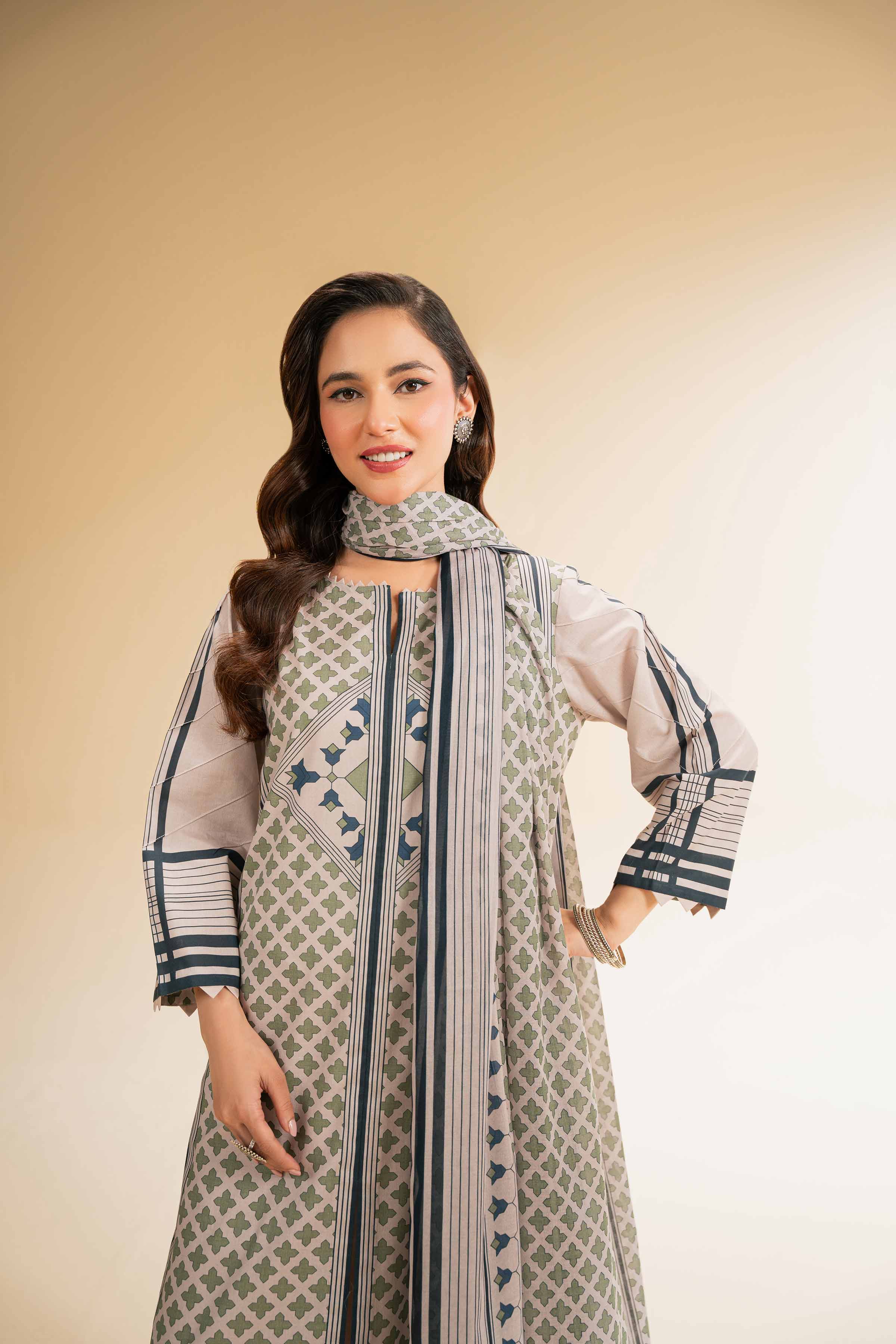 3 Piece - Printed Embroidered Suit - 42519173 for Women - Unstitched Collection | Nishat | Shop Online