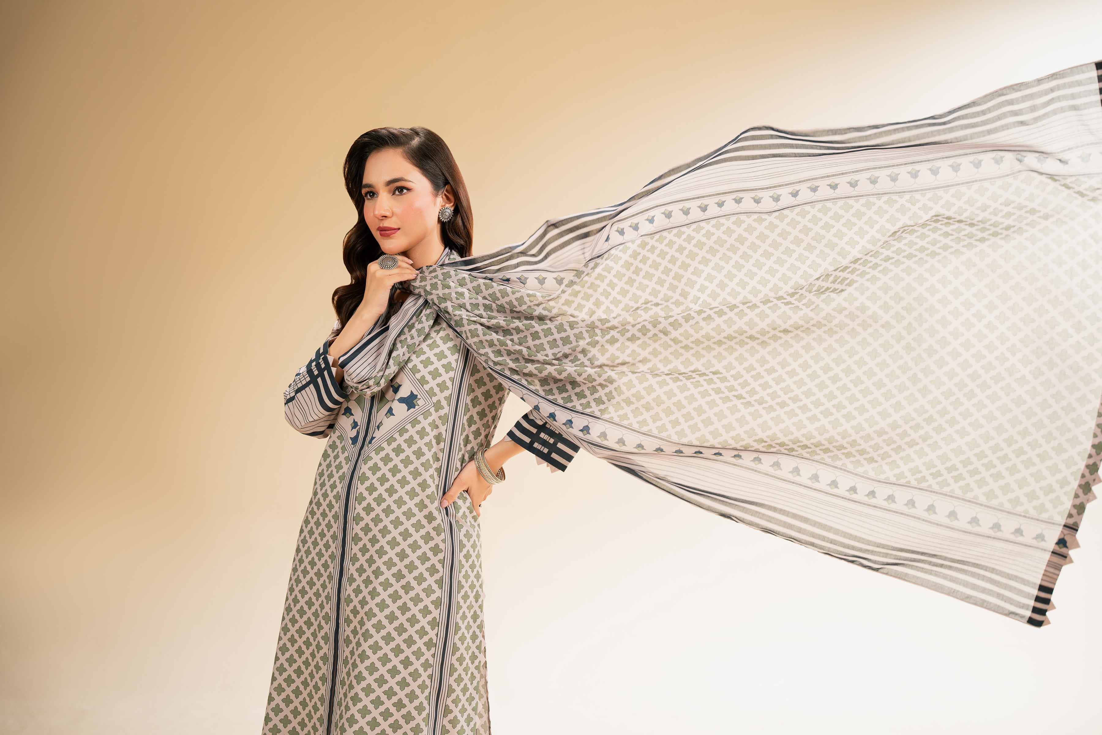 3 Piece - Printed Embroidered Suit - 42519173 for Women - Unstitched Collection | Nishat | Shop Online