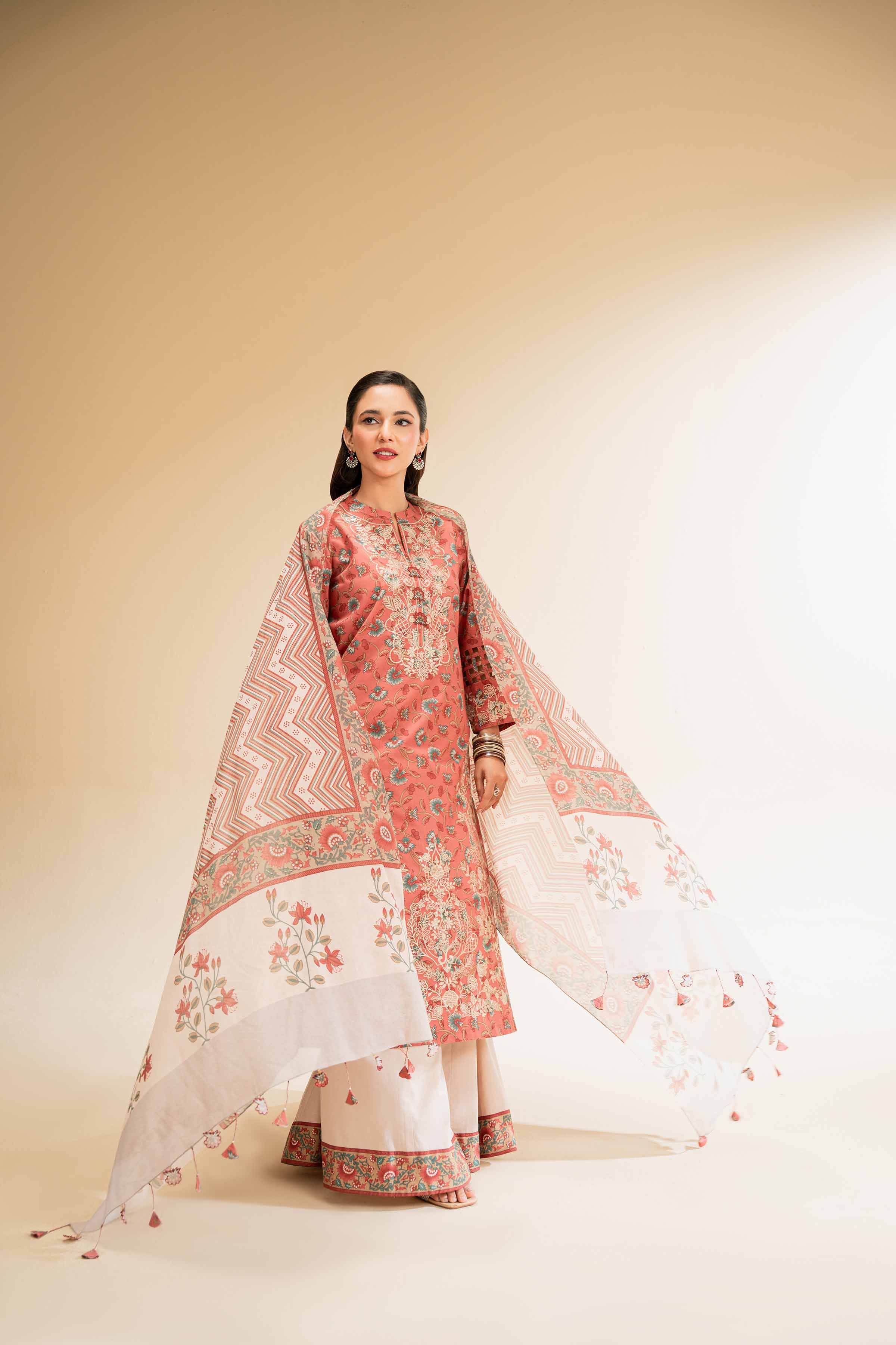 3 Piece - Printed Embroidered Suit - 42519174 for Women - Unstitched Collection | Nishat | Shop Online