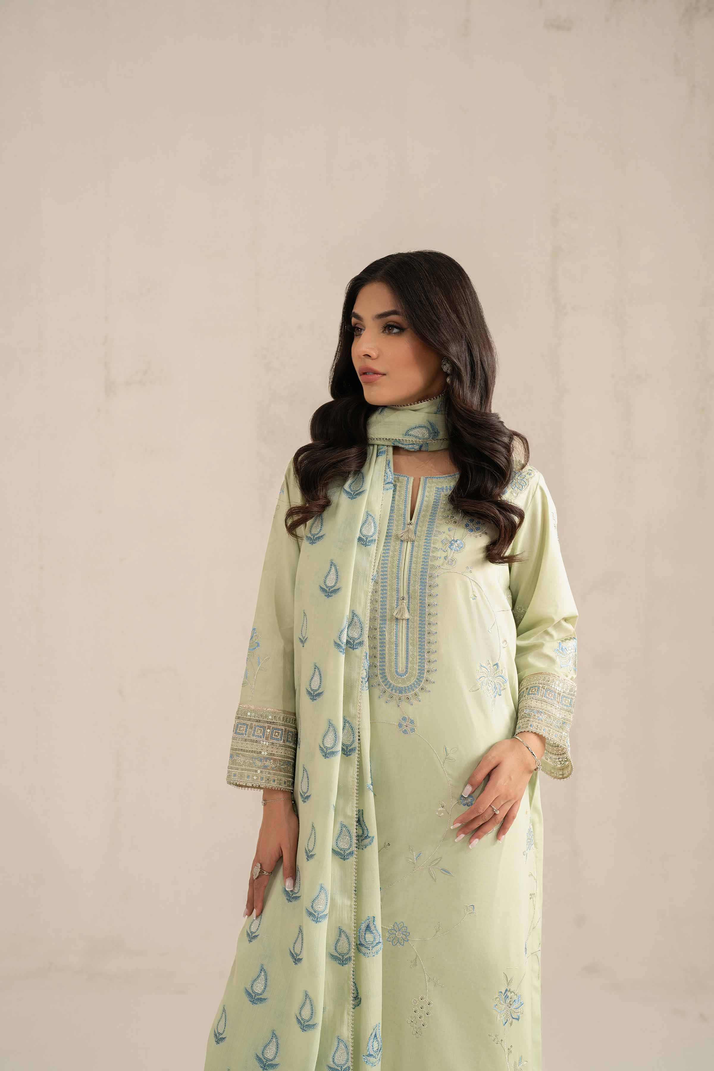 3 Piece - Embroidered Suit - 42519184 for Women - Unstitched Collection | Nishat | Shop Online